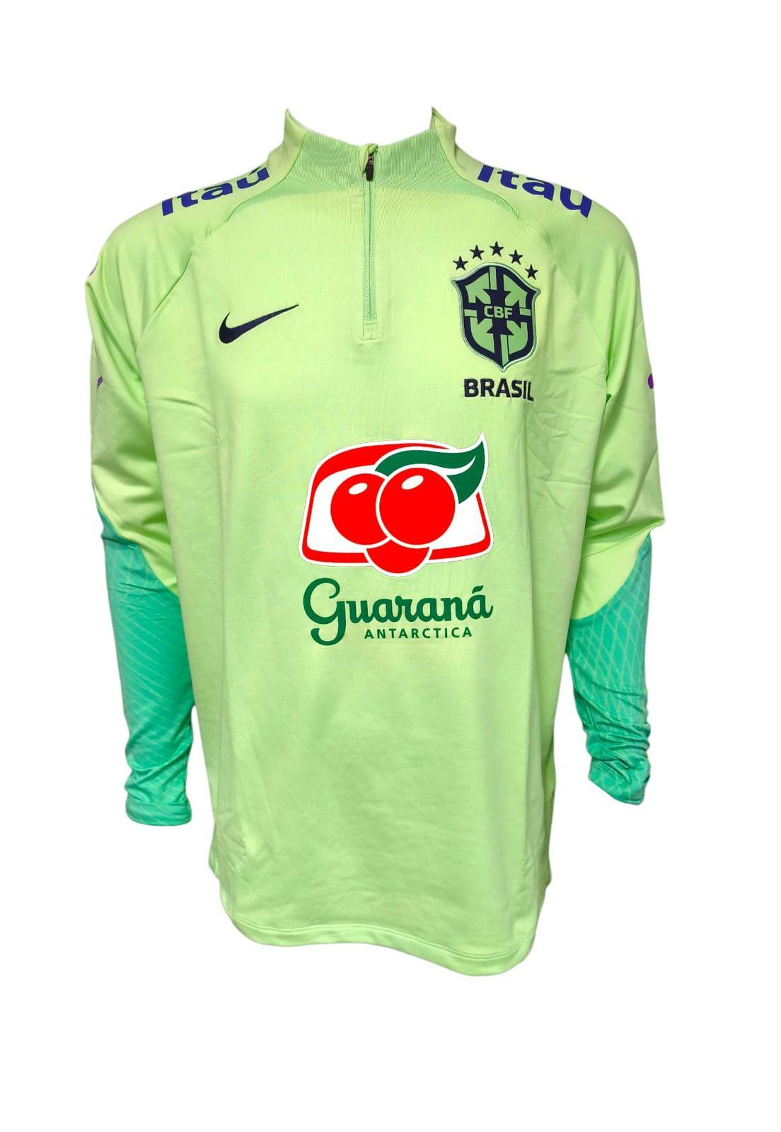 Poleron Brasil 2022 2024 Entrenamiento Original Nike-3