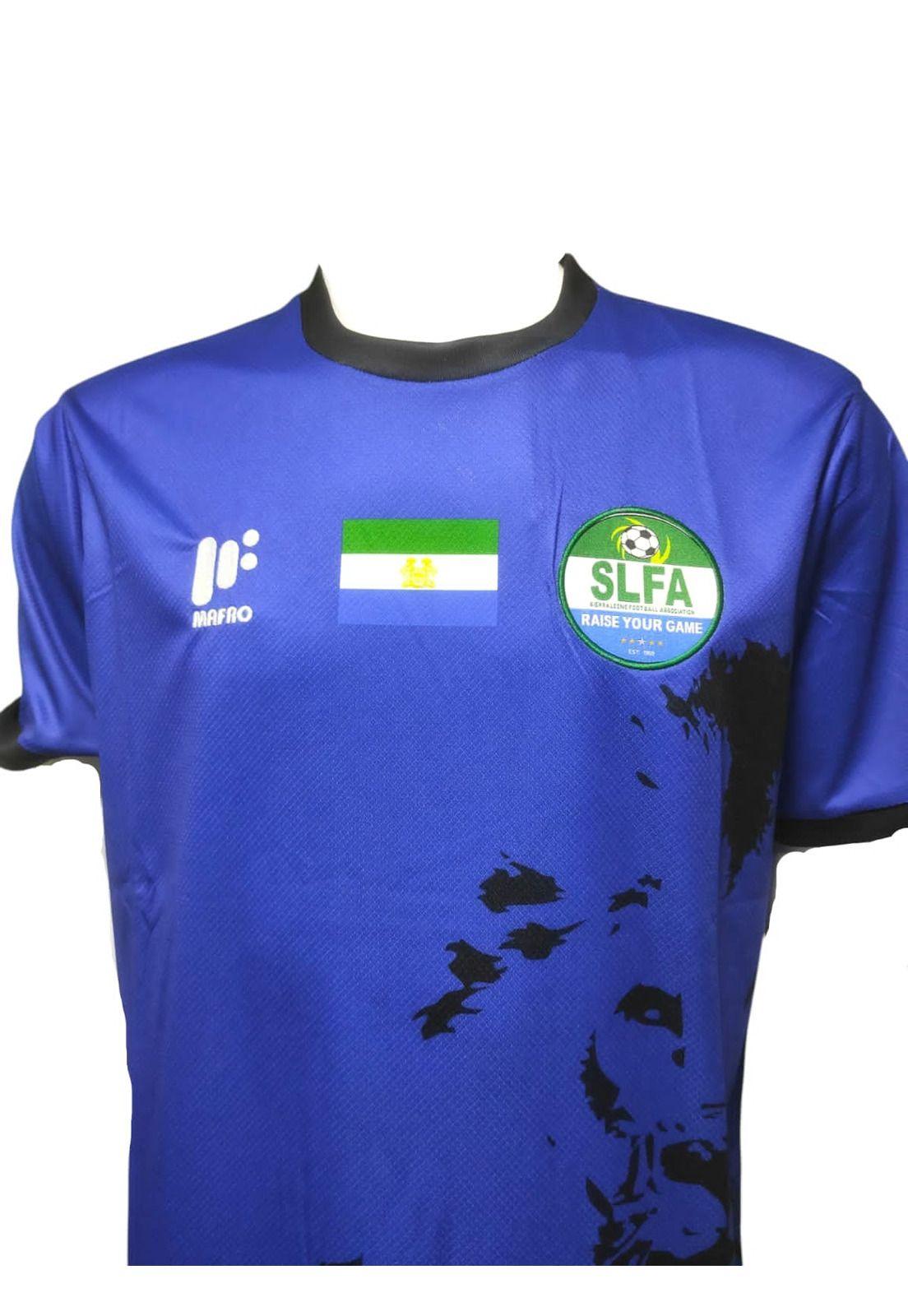 Camiseta Sierra Leona 2019 Titular Azul Original Mafro-1