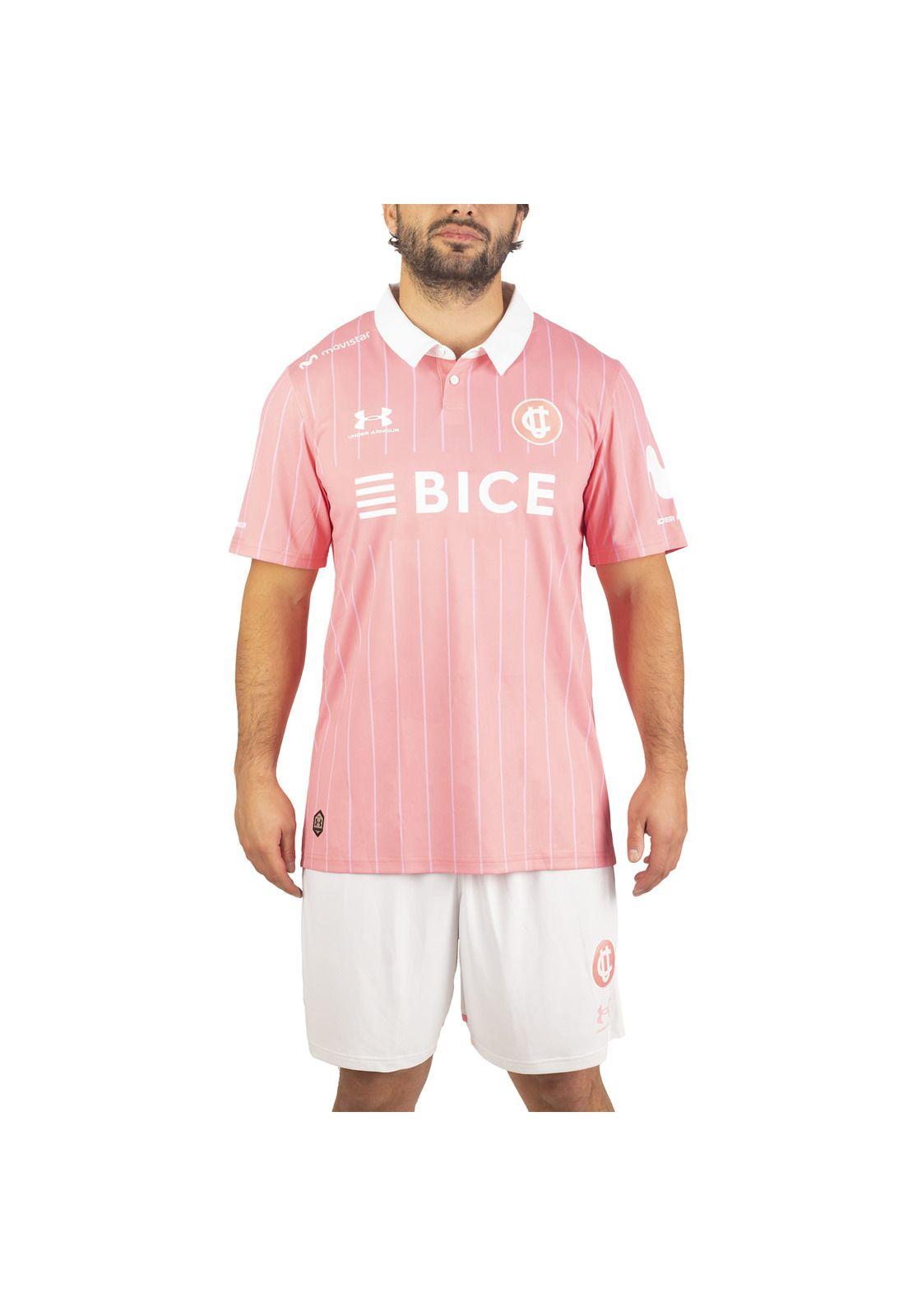 Camiseta Universidad Católica 2021 2022 Tercera Rosada UA-0