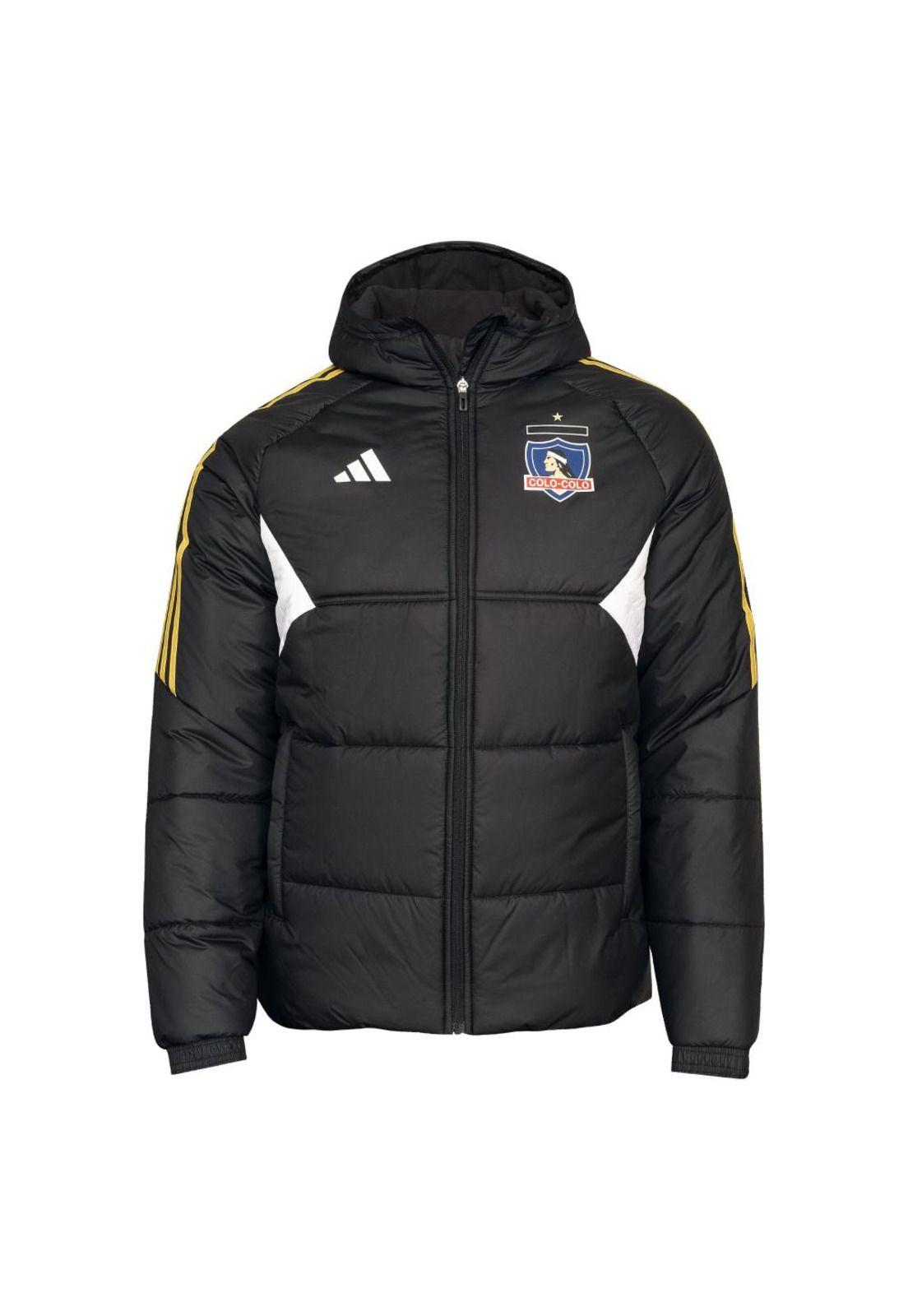 Parka Colo Colo 2024 Salida Con Gorro Nueva Original Adidas-0