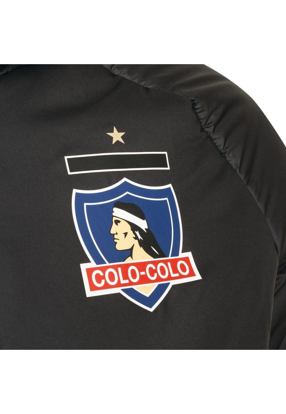 Parka Colo Colo 2024 Salida Con Gorro Nueva Original Adidas-3