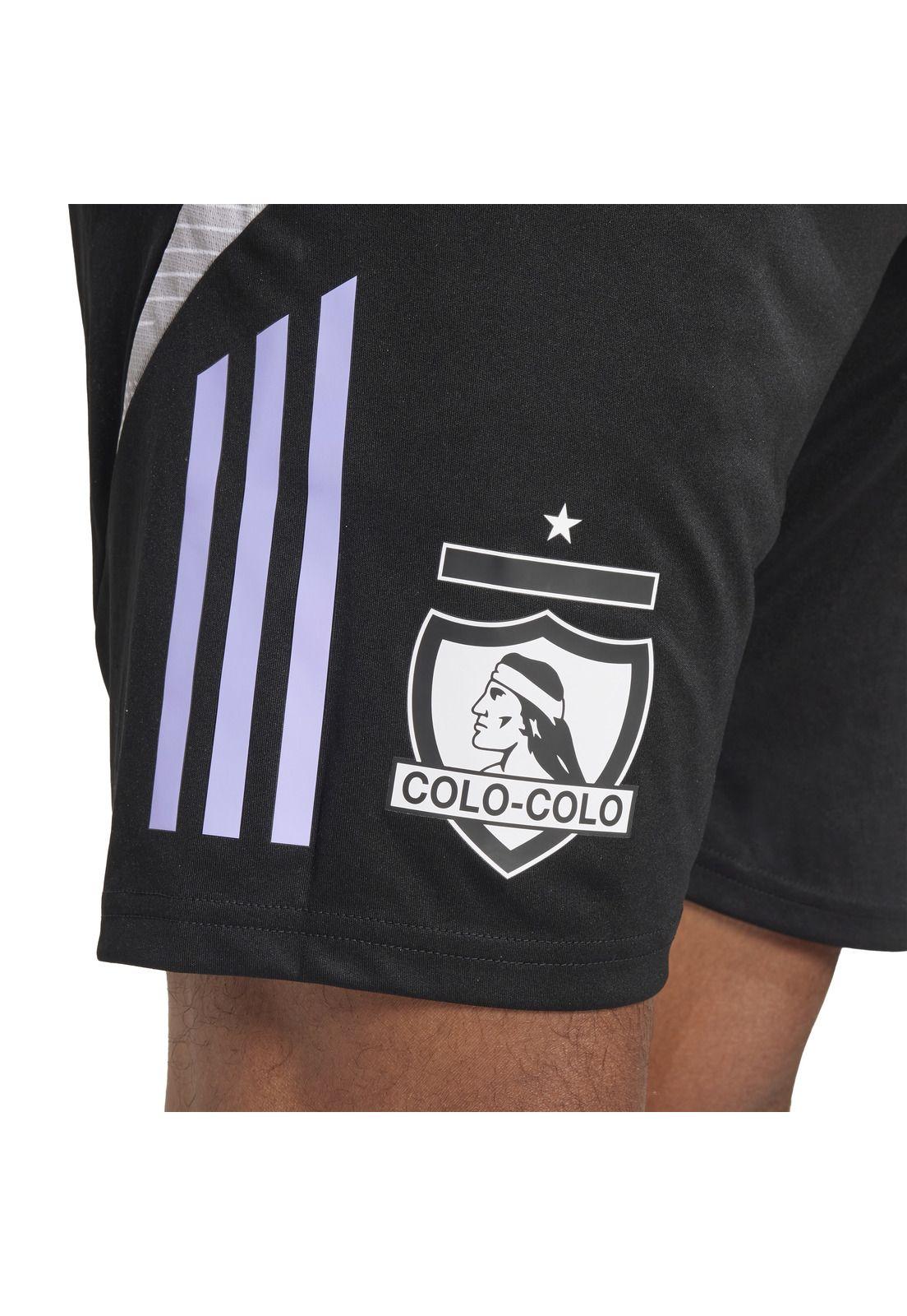 Short Colo Colo 2025 Entrenamiento Con Bolsillos Adidas-3
