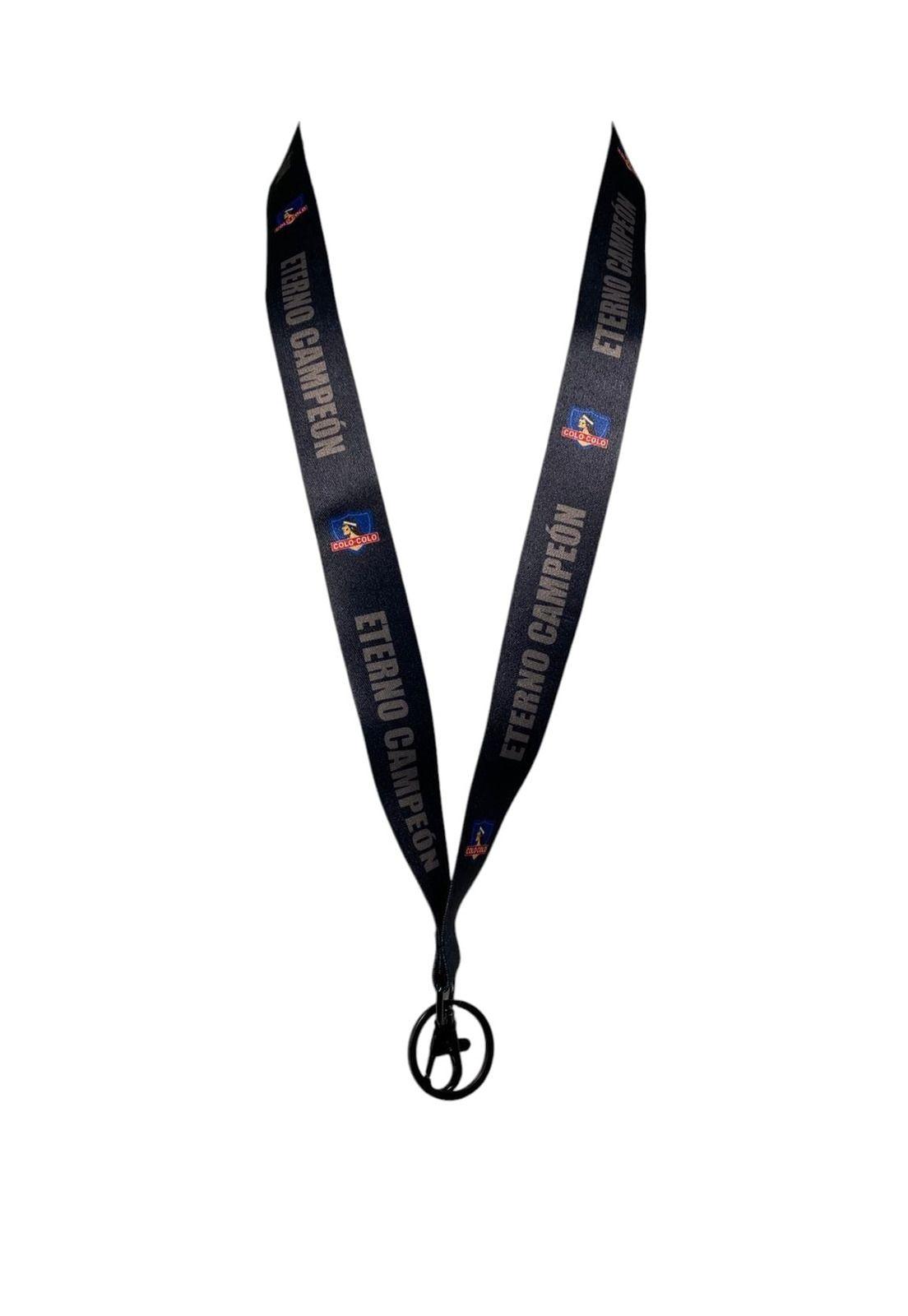 Llavero Lanyard Colo Colo Producto Oficial Titanio-2