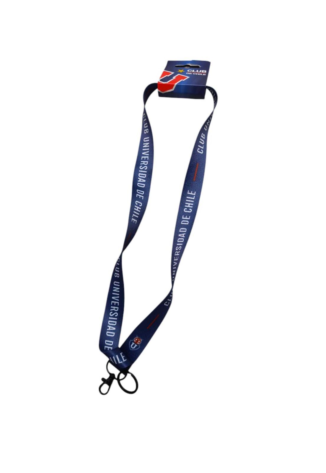 Llavero Lanyard Universidad De Chile Oficial Titanio-2