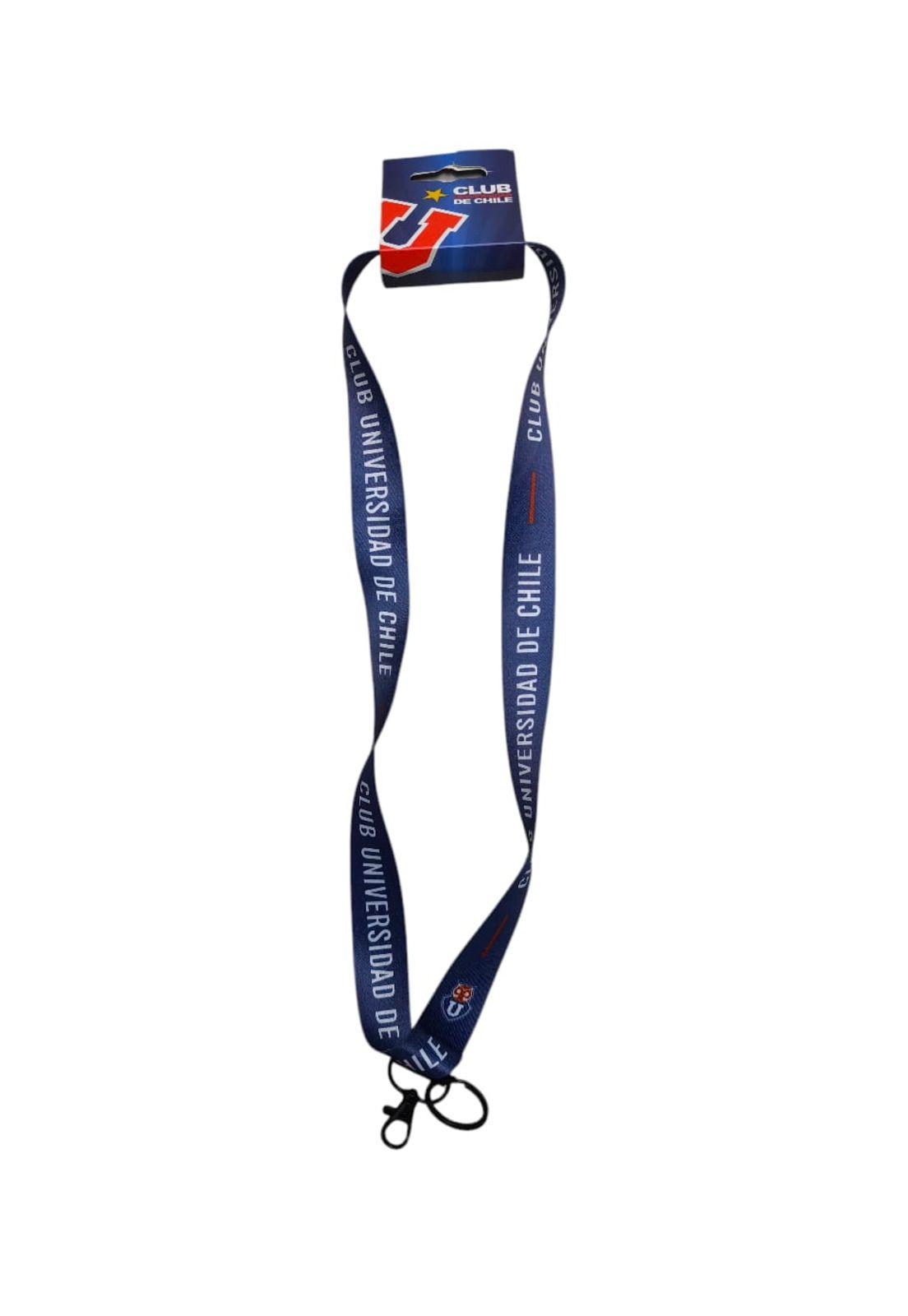 Llavero Lanyard Universidad De Chile Oficial Titanio-3