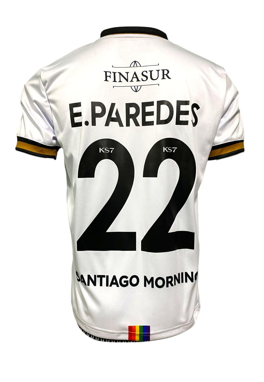 Camiseta Santiago Morning 2024 Titular 22 Paredes KS7-2