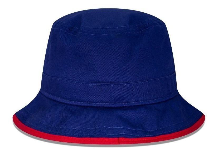      Gorro Bucket Universidad De Chile Niño Azul Original New Era-3