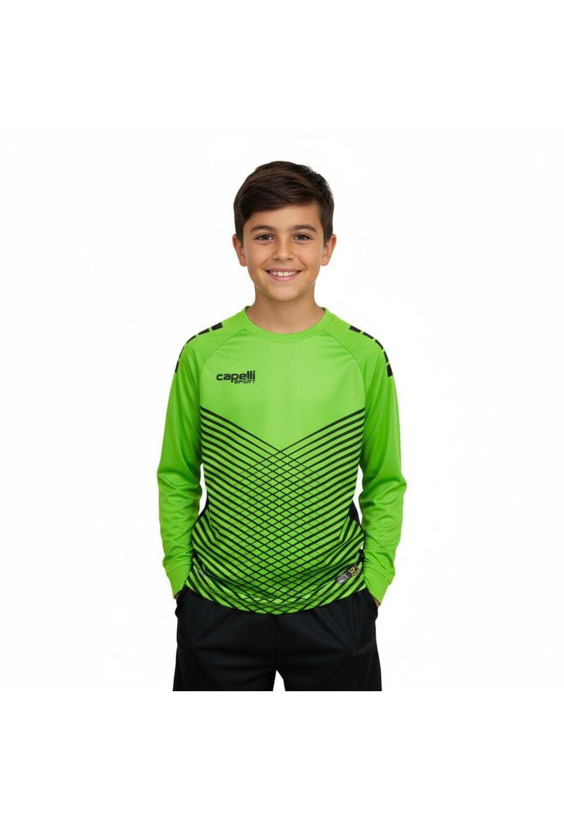 Camiseta Arquero Template 2020 2021 Niño Verde Capelli-2