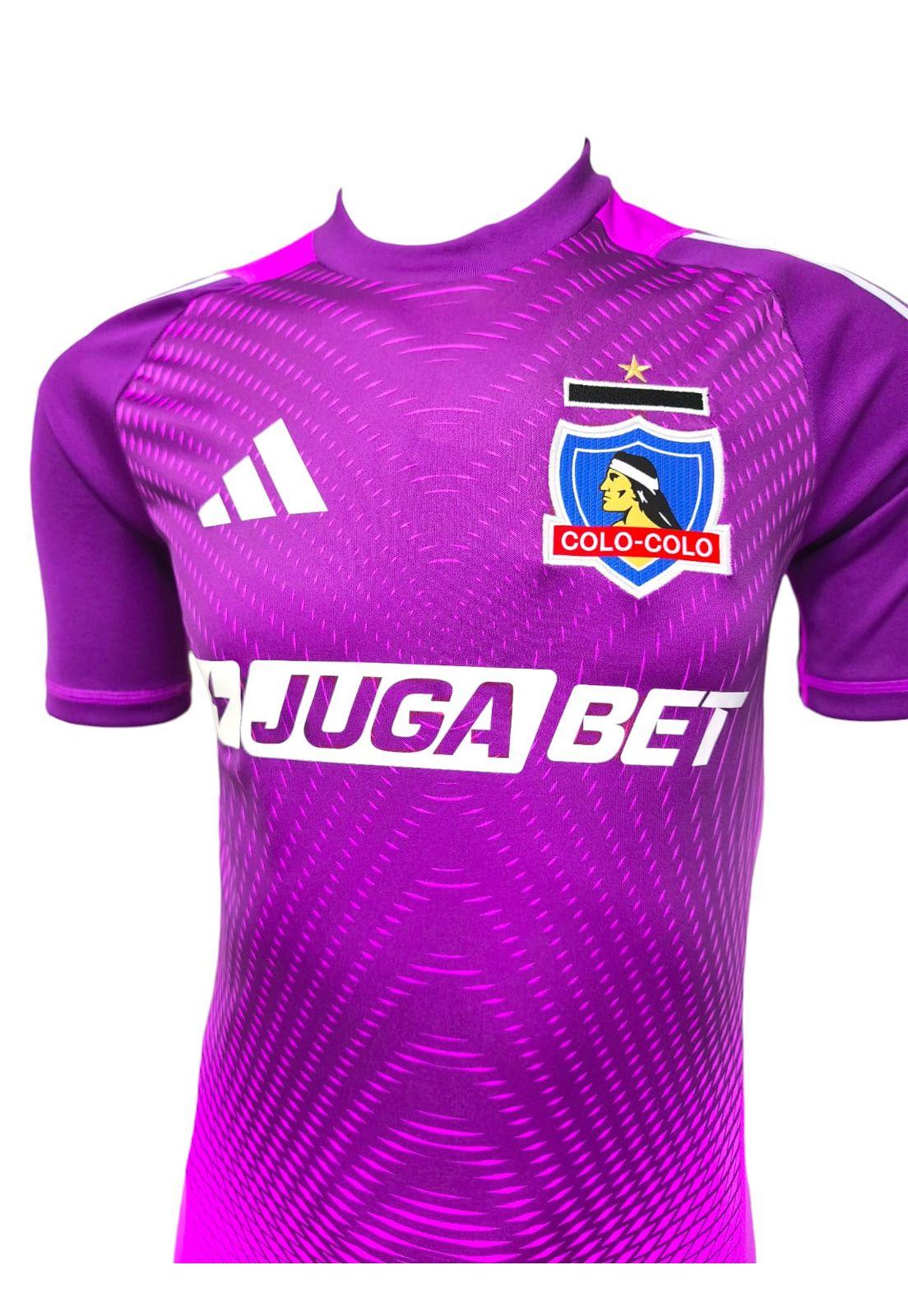 Camiseta Colo Colo 2026 Arquero Morado Original Adidas-3
