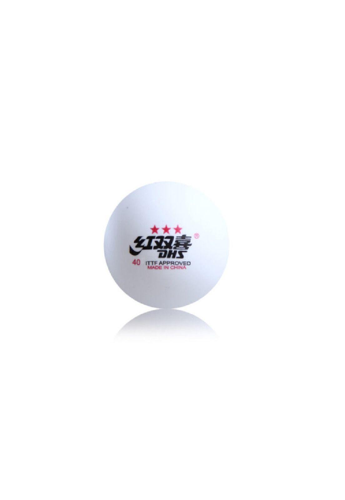 Set 10 Pelotas Ping Pong D40 Abs 3 Estrellas Nueva Dhs-2