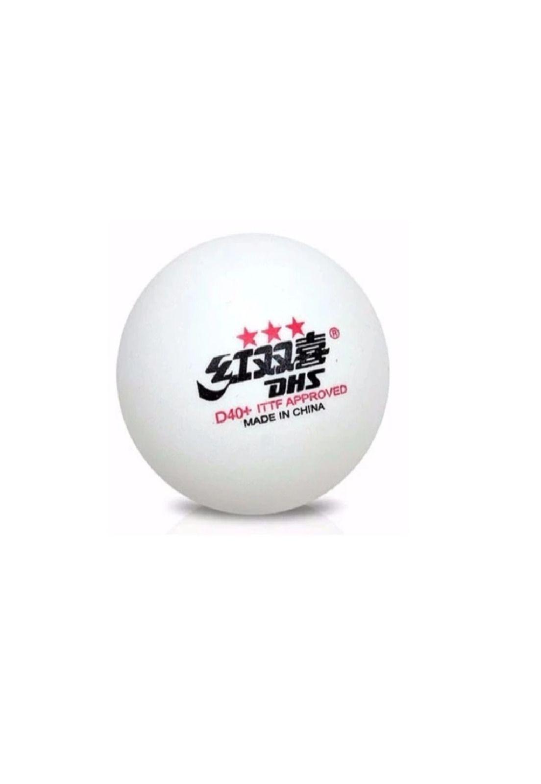 Set 10 Pelotas Ping Pong D40 Abs 3 Estrellas Nueva Dhs-3