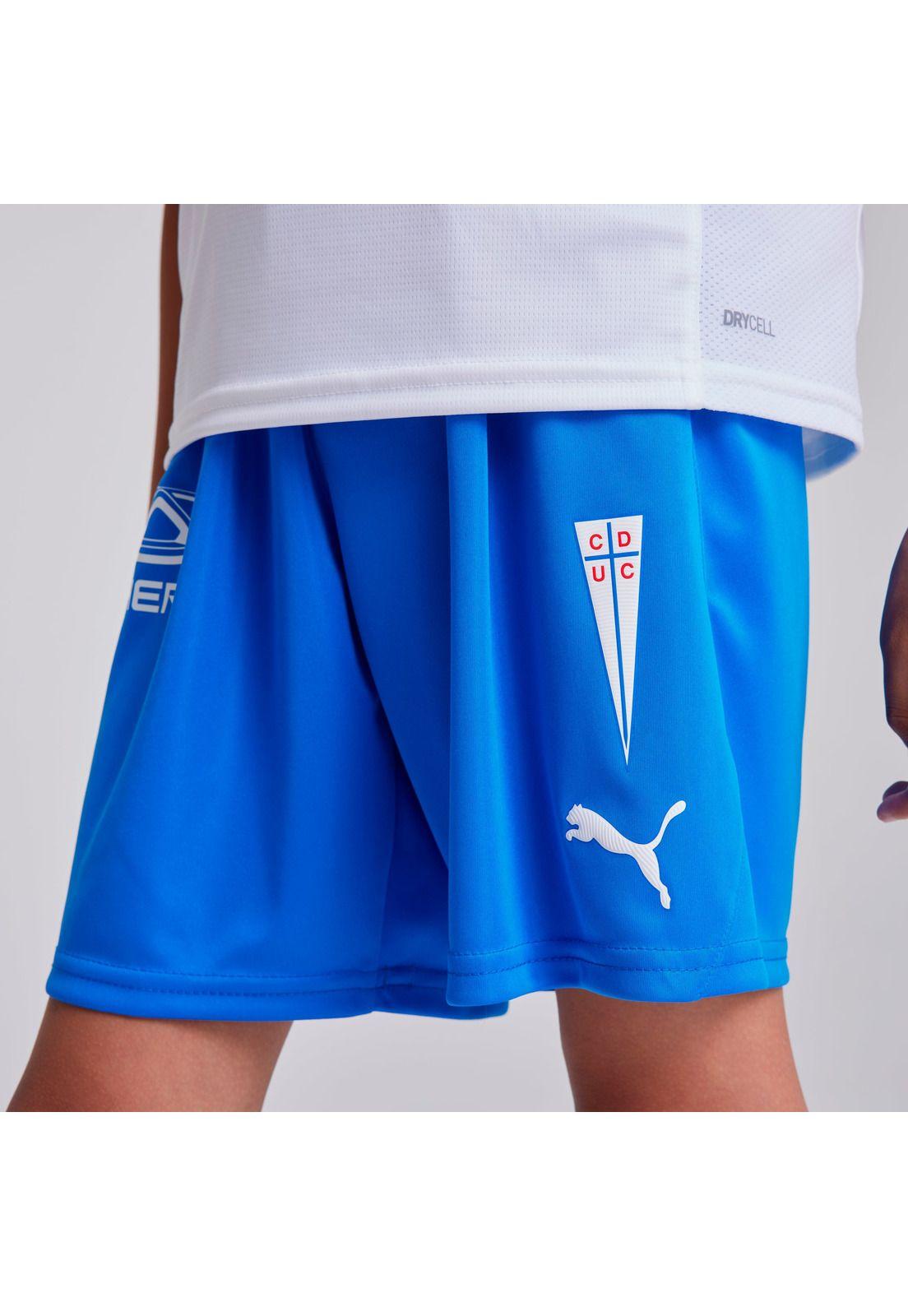 Short Universidad Católica 2024 Niño Titular Nueva Puma-2