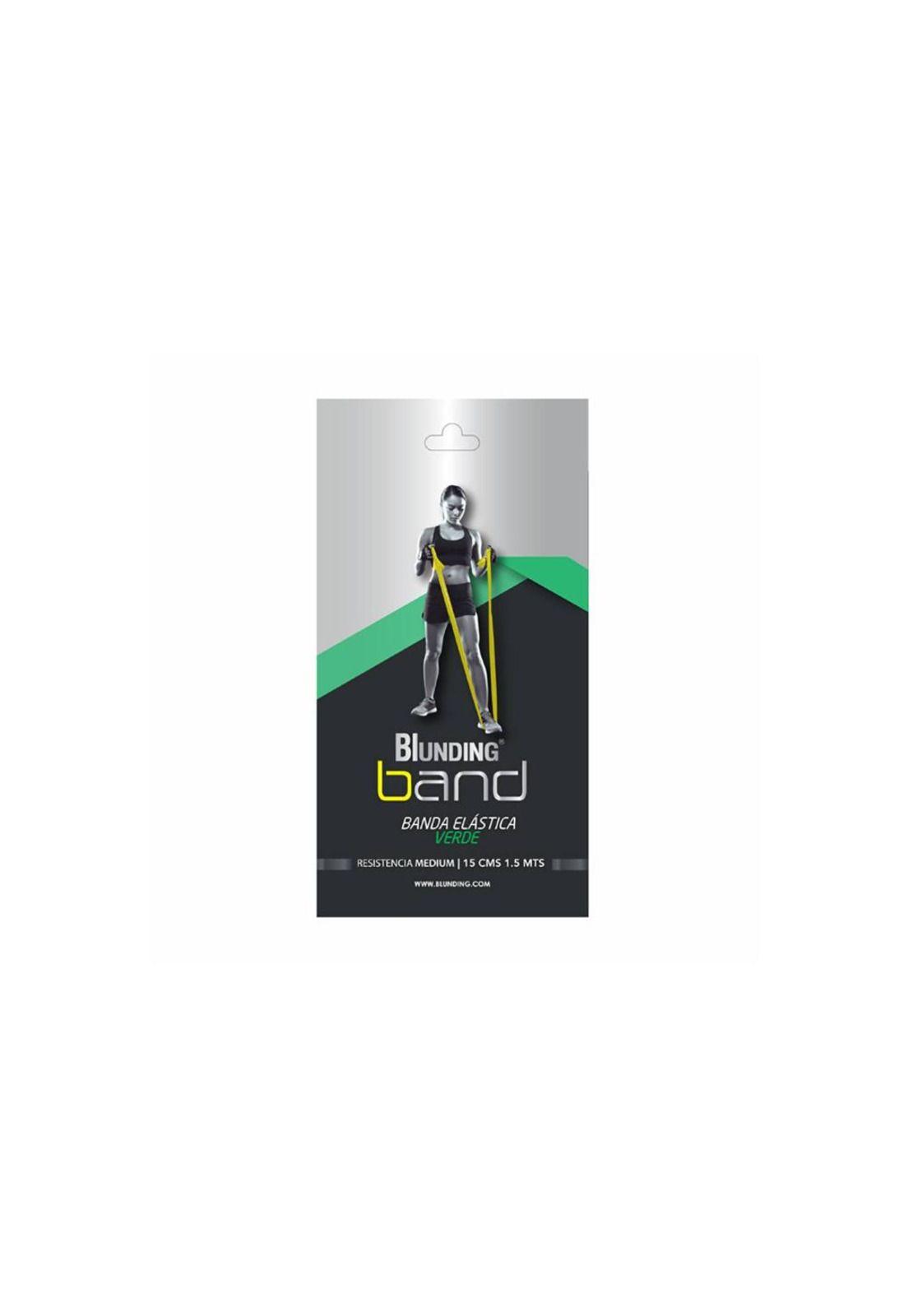 Banda elastica 1,5 mts verde Blunding-3