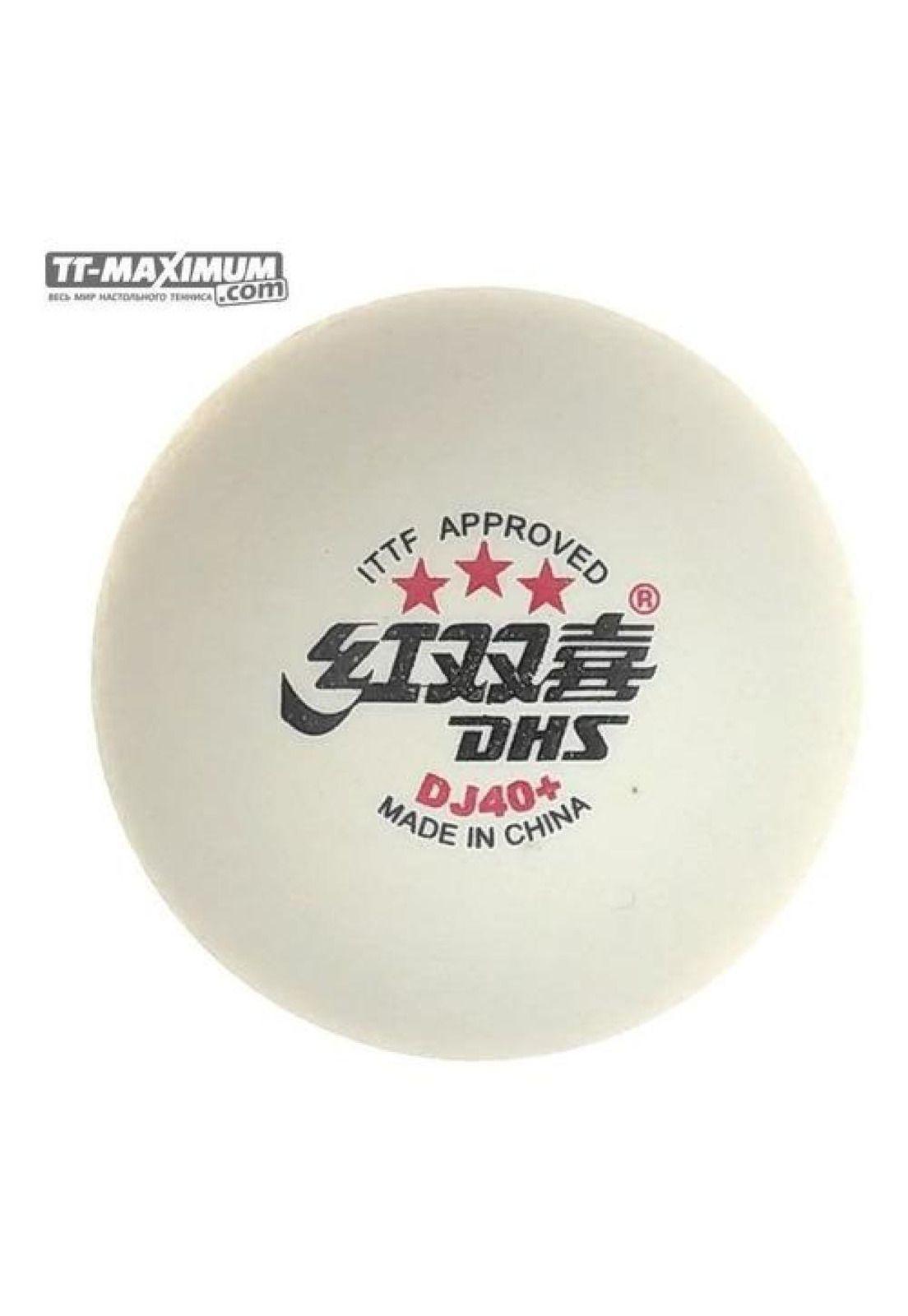 Set 6 Pelotas Ping Pong Dj40+ Wtt Nuevo Original Dhs-2