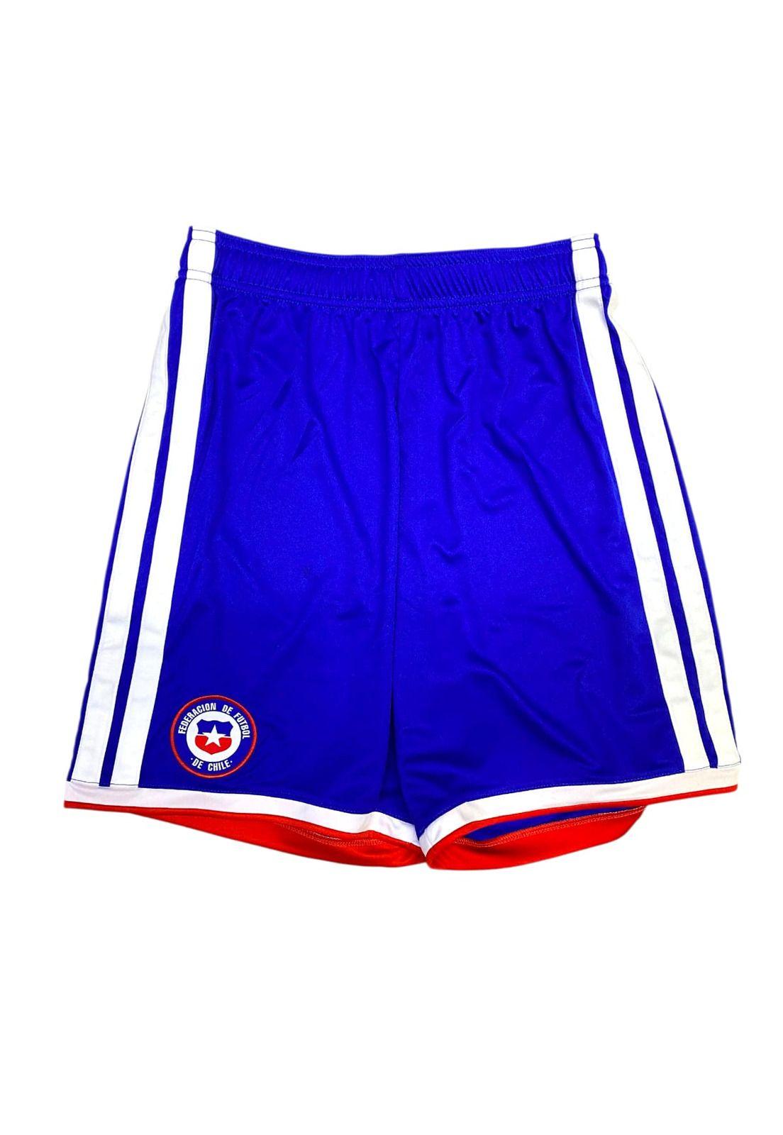Short Chile 2026 Titular Azul Nueva Original Adidas-2