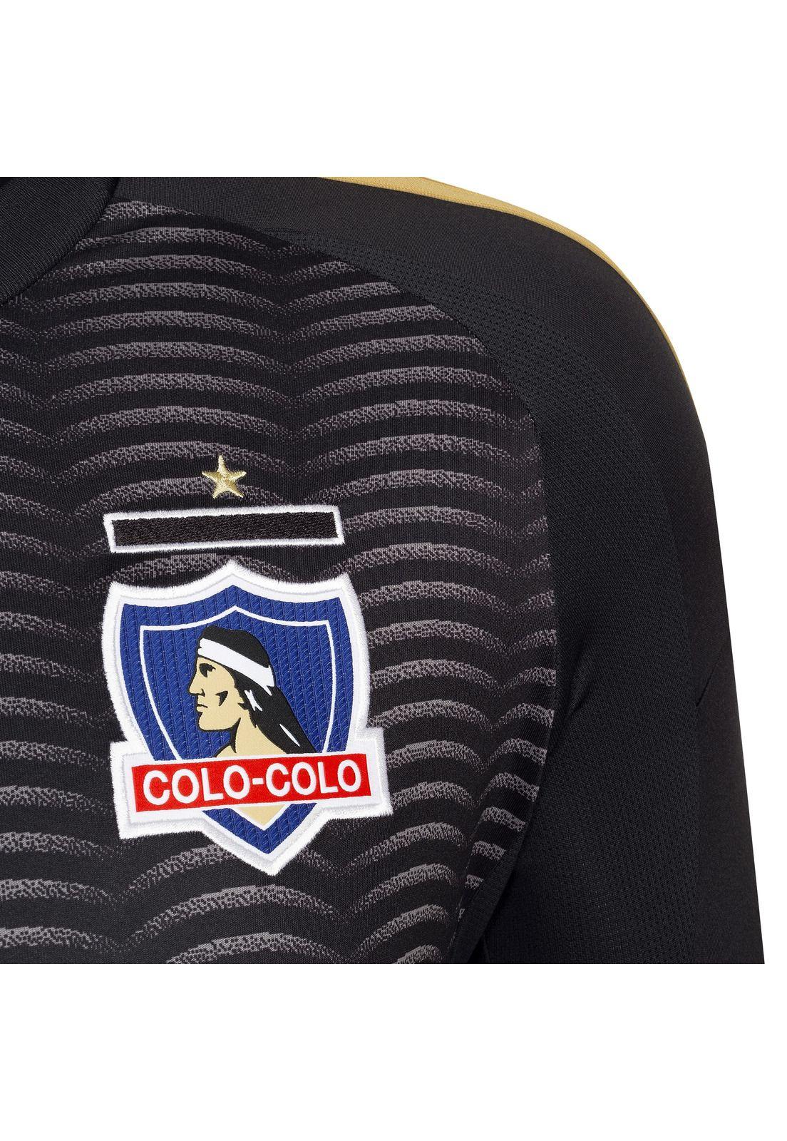 Camiseta Colo Colo 2025 Visita Negro Original Adidas-2