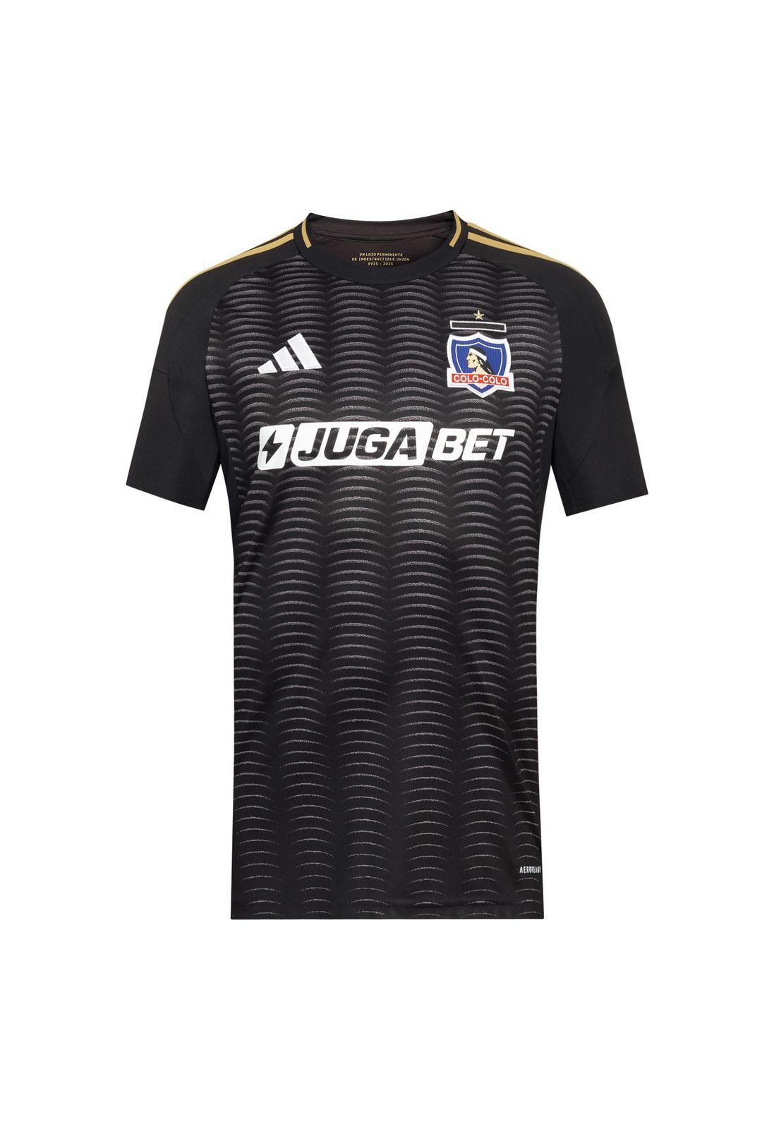 Camiseta Colo Colo 2025 Visita Negro Original Adidas-3