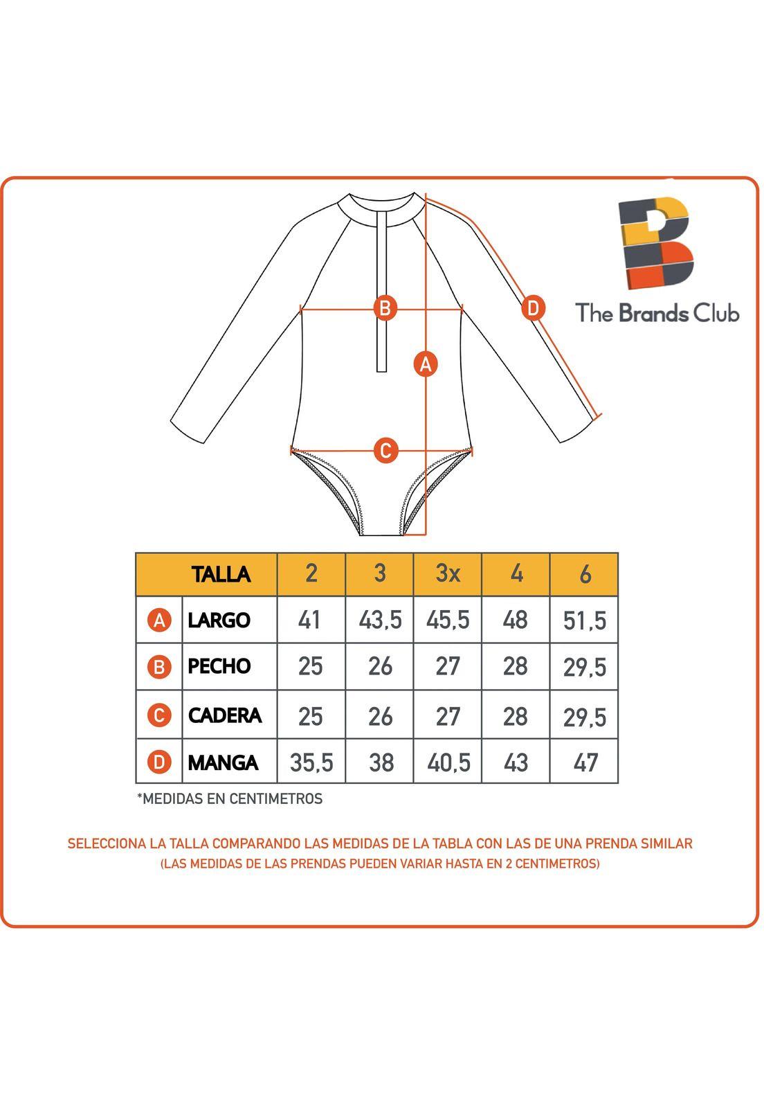 Traje Baño Body Infantil Manga Larga Bluey The Brands-3