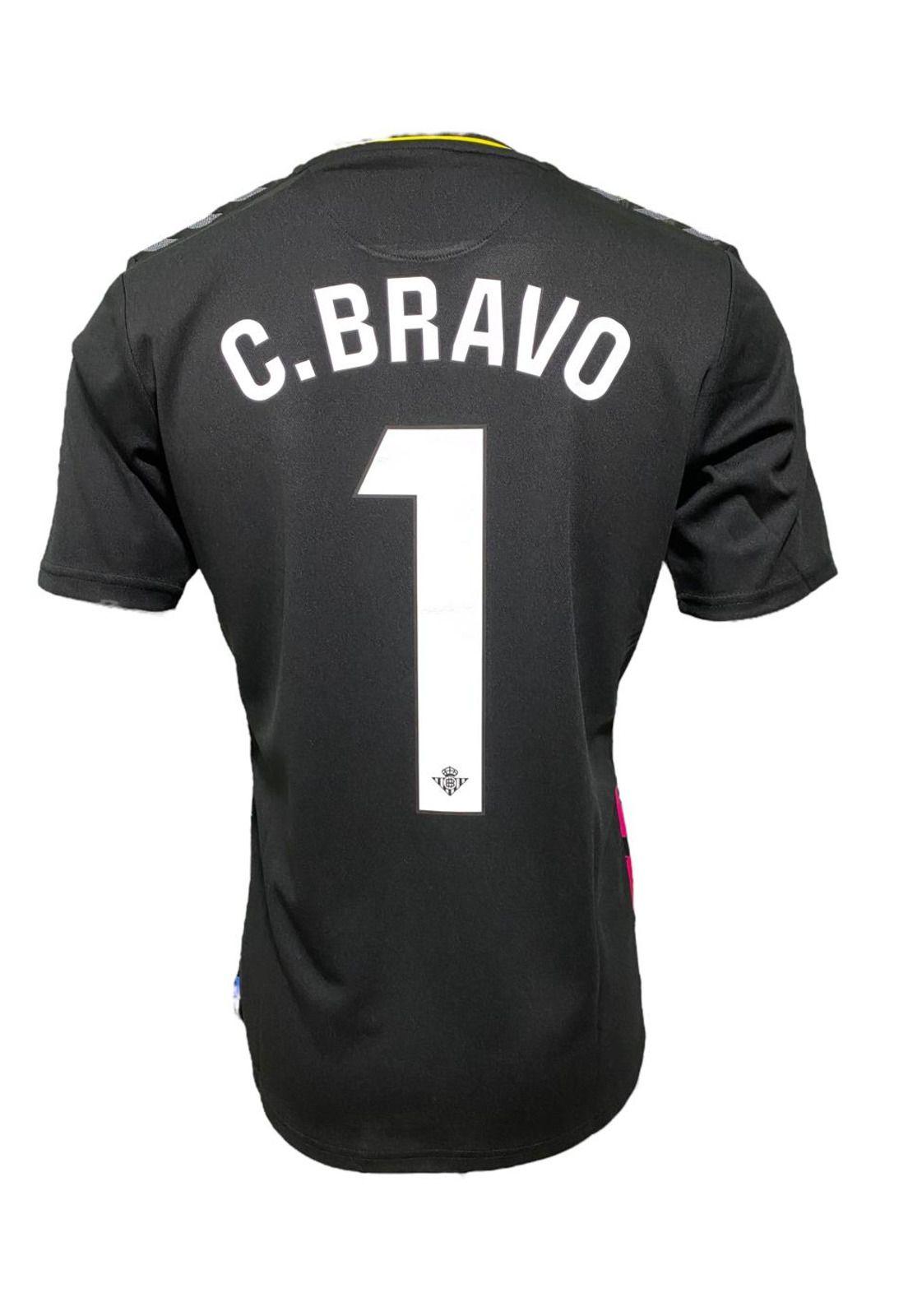 Camiseta Real Betis 2023 2024 Arquero 1 C. Bravo Hummel-2