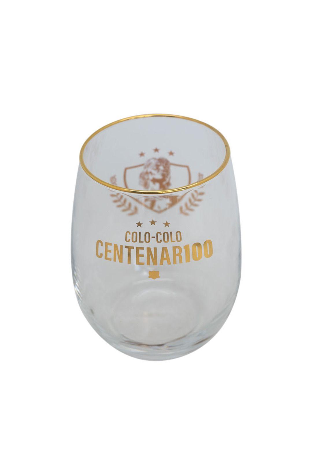 Set 2 Vasos Colo Colo Centenario 550 ML Producto Oficial-3