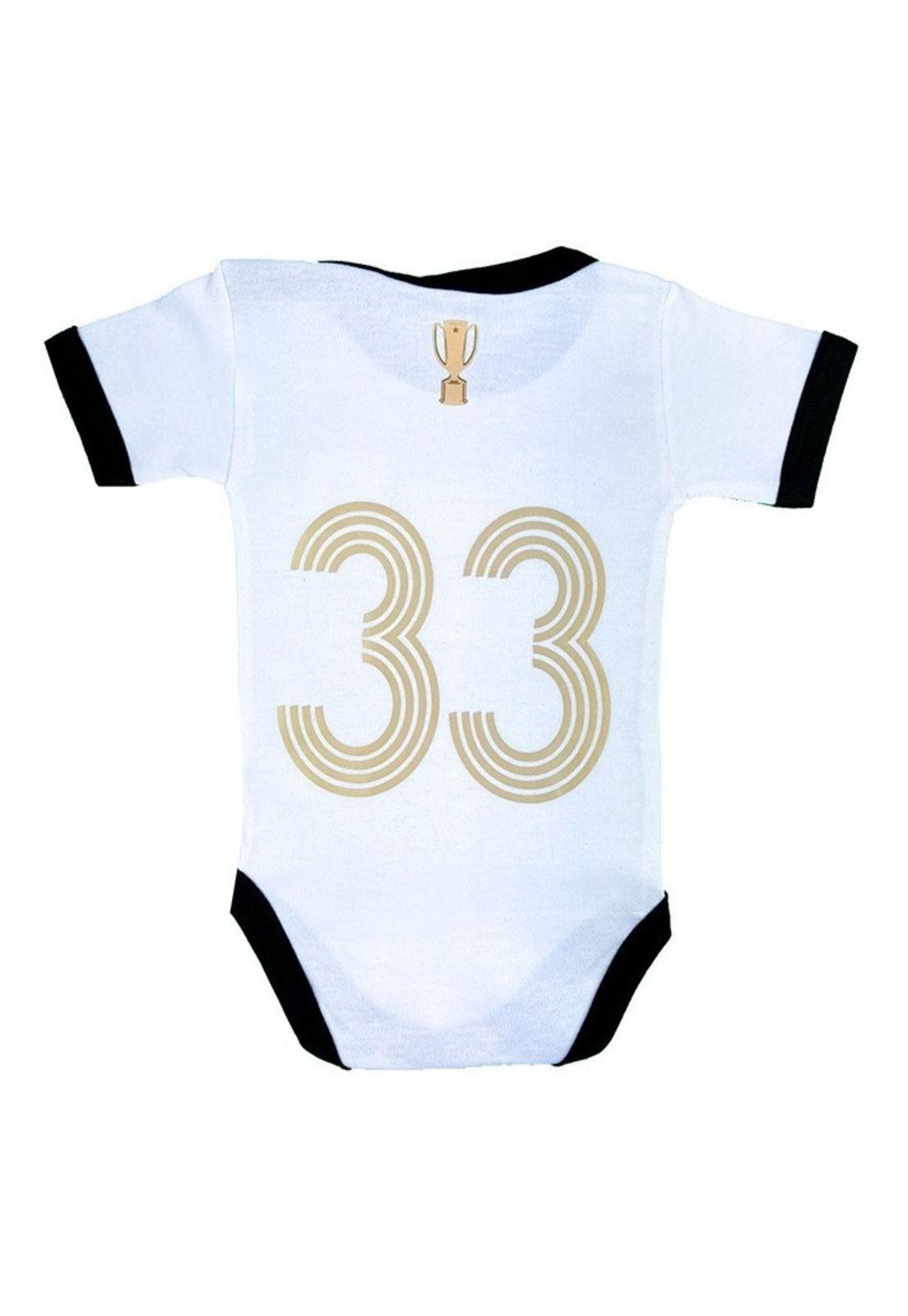 Body Bebé Colo Colo Local Blanco 33 Oficial Manga Corta-1