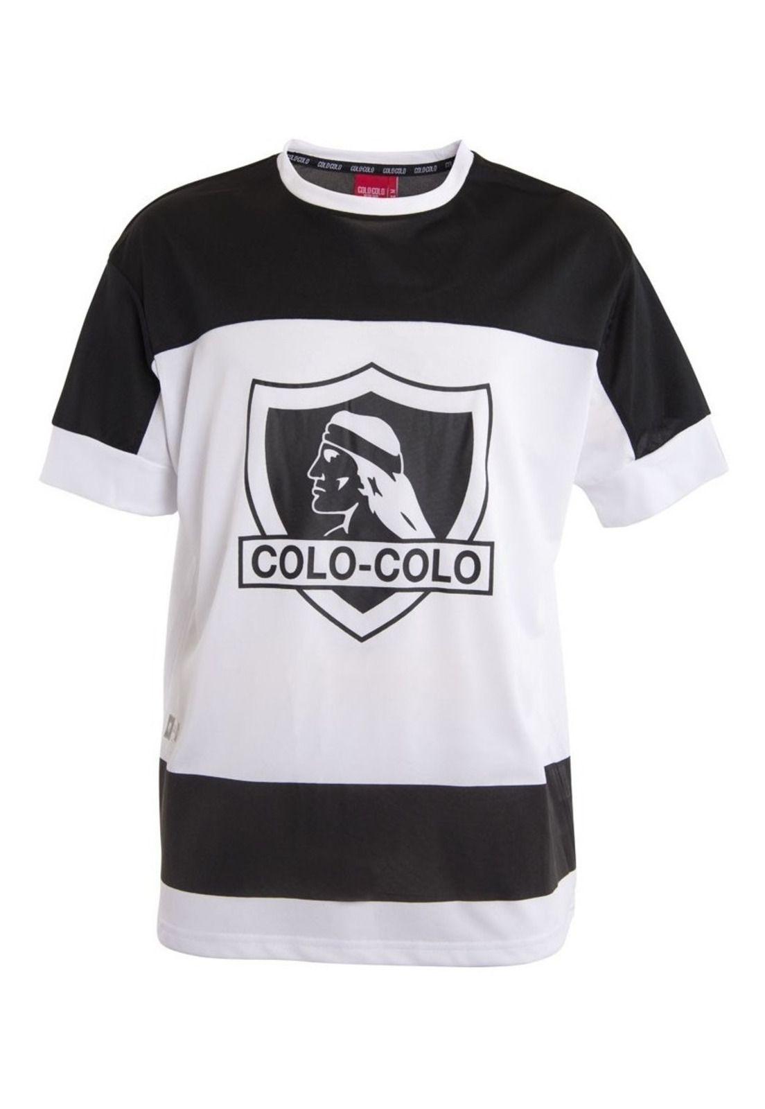 Polera Colo Colo 2023 Urbano Escudo Negro N°25 Nuevo Oficial-0