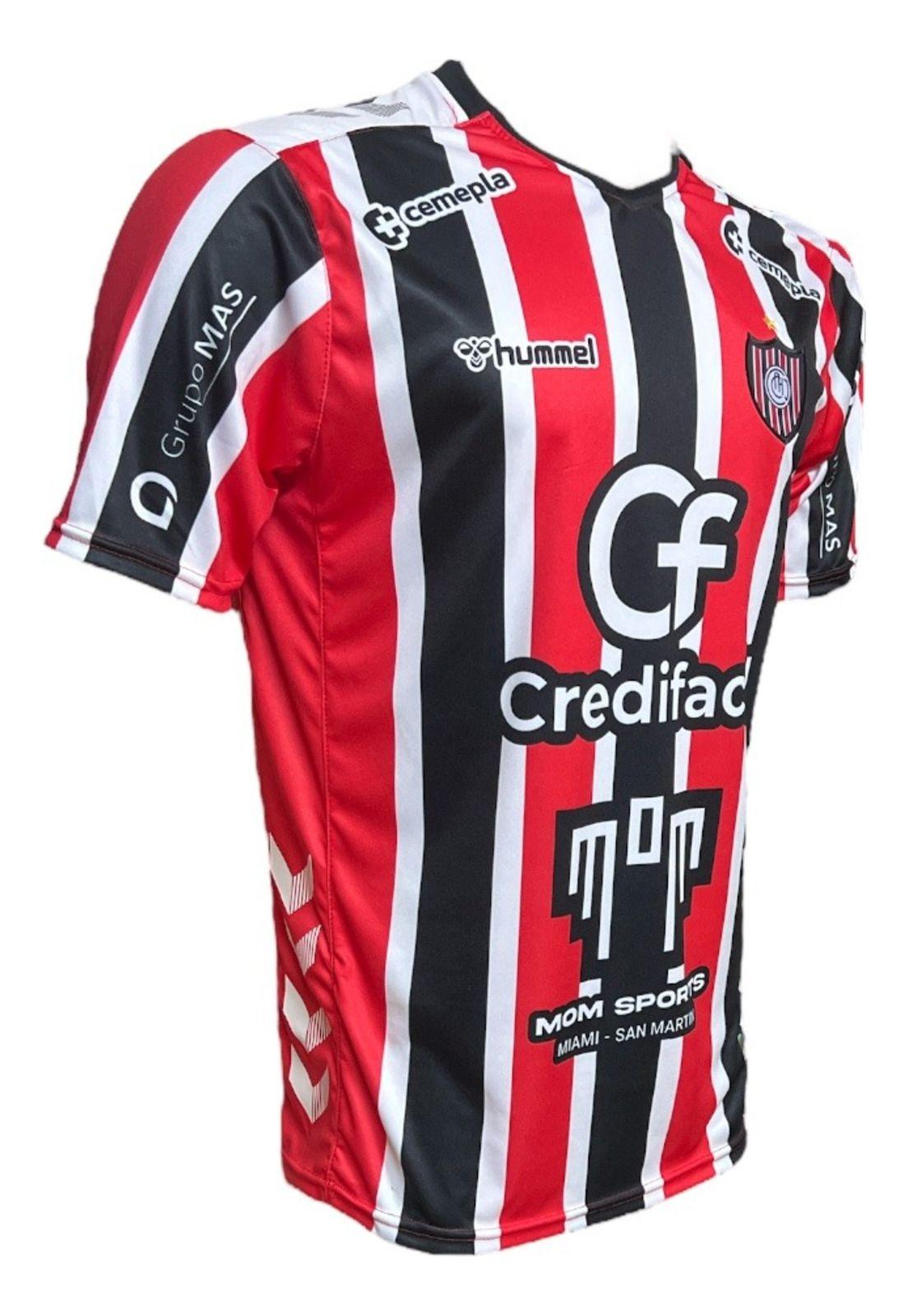 Camiseta Chacarita Juniors 2023 Titular Original Hummel-1