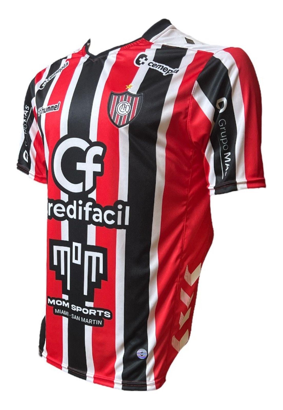 Camiseta Chacarita Juniors 2023 Titular Original Hummel-2