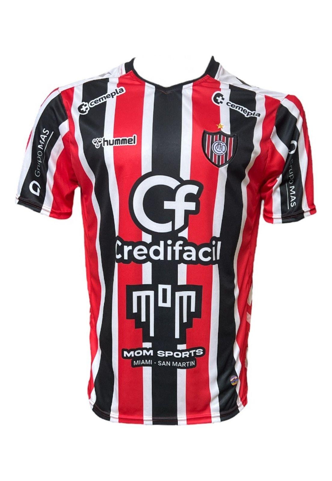 Camiseta Chacarita Juniors 2023 Titular Original Hummel-3