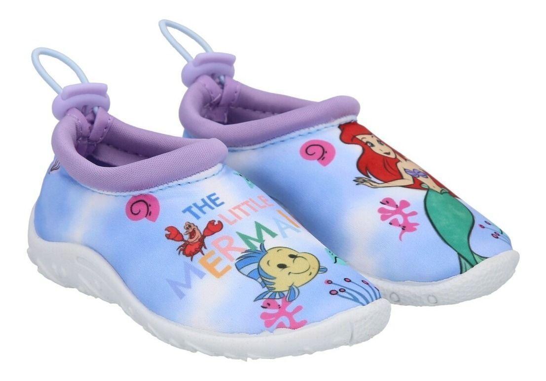 Zapato Agua Infantil La Sirenita Nuevo Original Disney-0