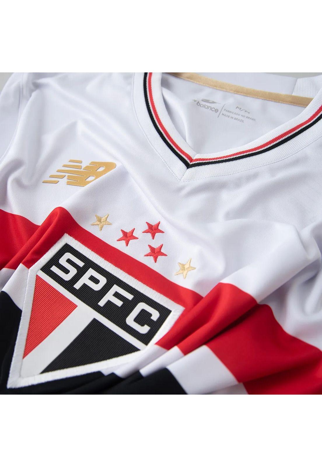 Camiseta Sao Paulo 2025 Titular M. Larga Original New Balance-3