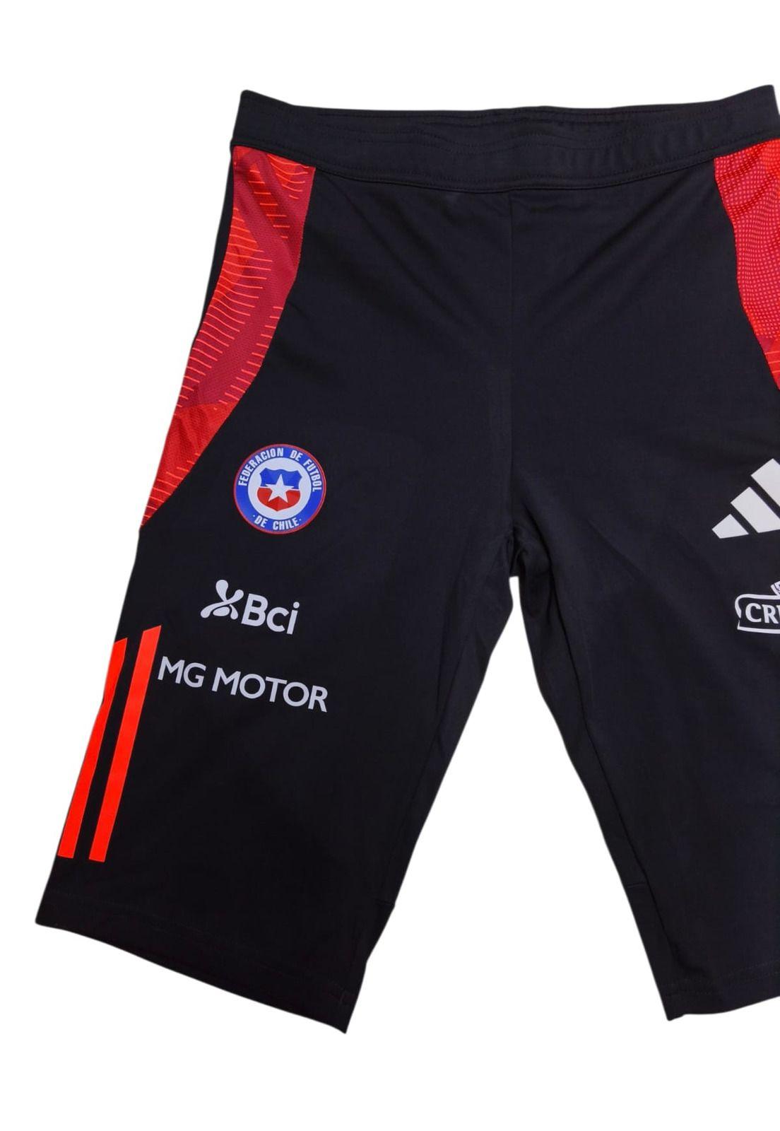 Pantalón 3/4 Chile 2024 2025 Entrenamiento Utilería Adidas-2