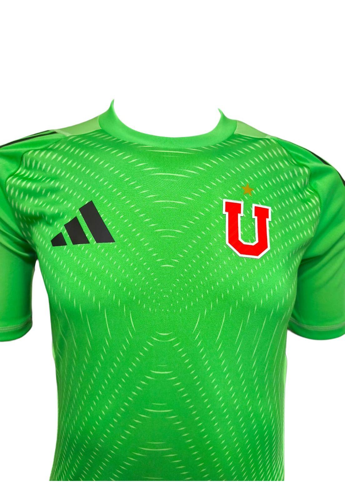 Camiseta Universidad De Chile 2026 Arquero Verde Adidas-3