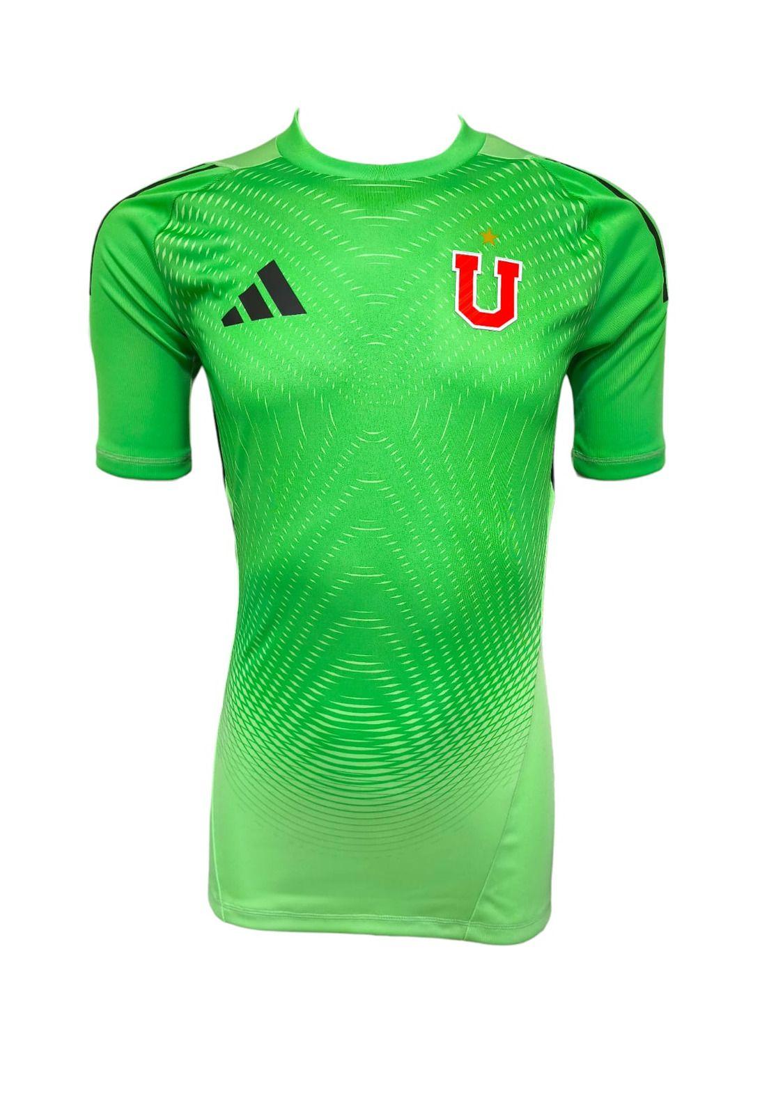 Camiseta Universidad De Chile 2026 Arquero Verde Adidas-4