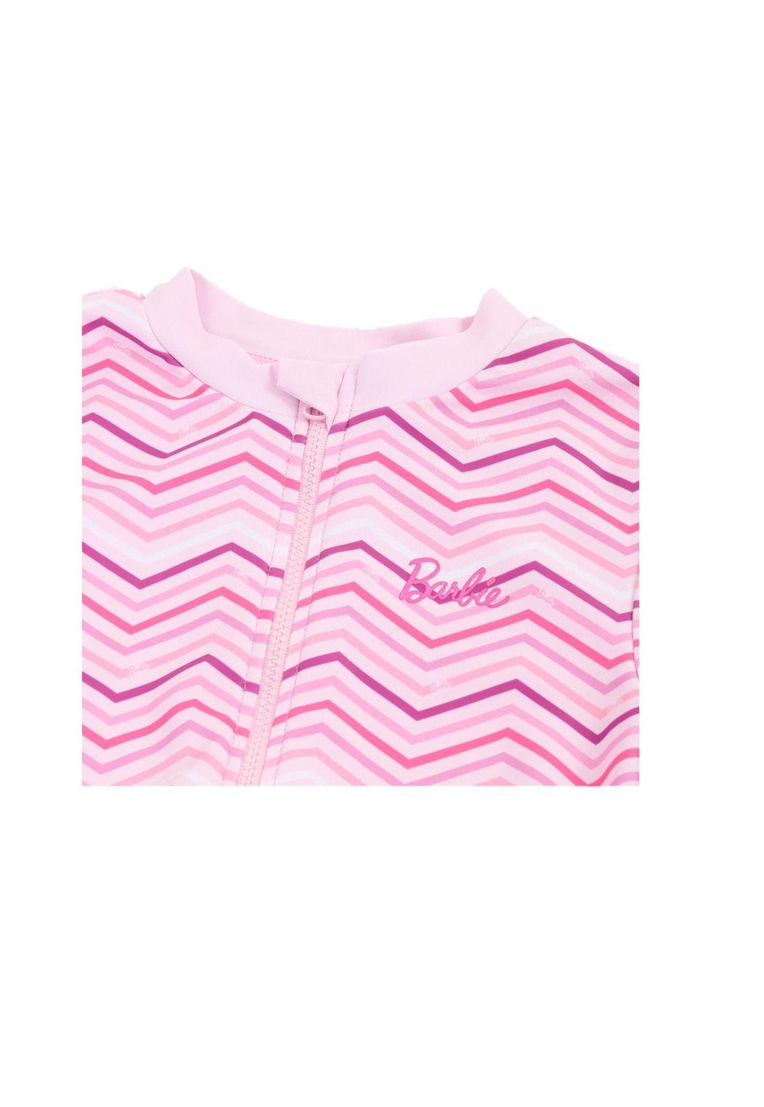 Traje Baño Body Infantil Manga Larga Barbie The Brands-2