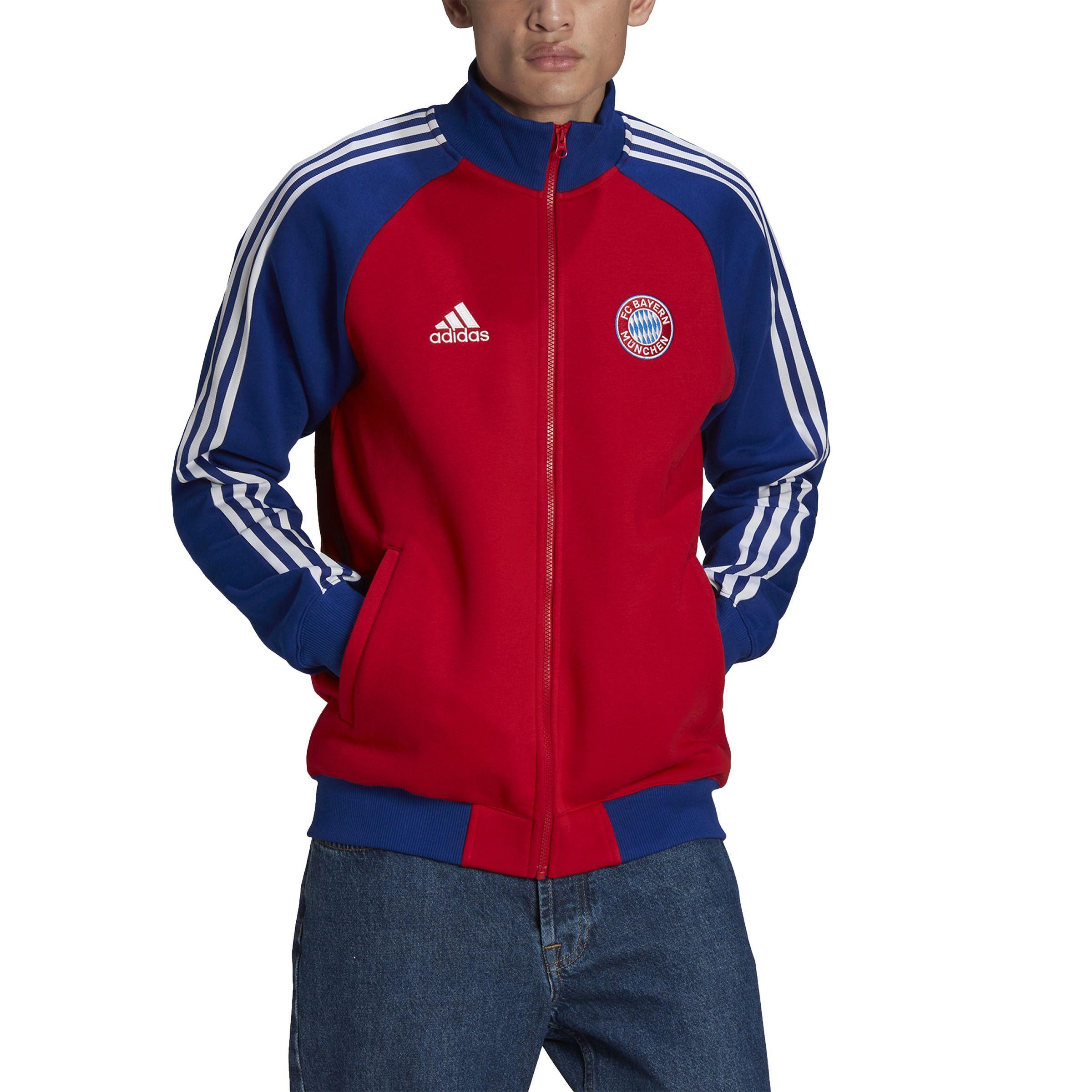 Chaqueta Himnos Bayern Munich Rojo/azul 2021-22 adidas Nueva-0