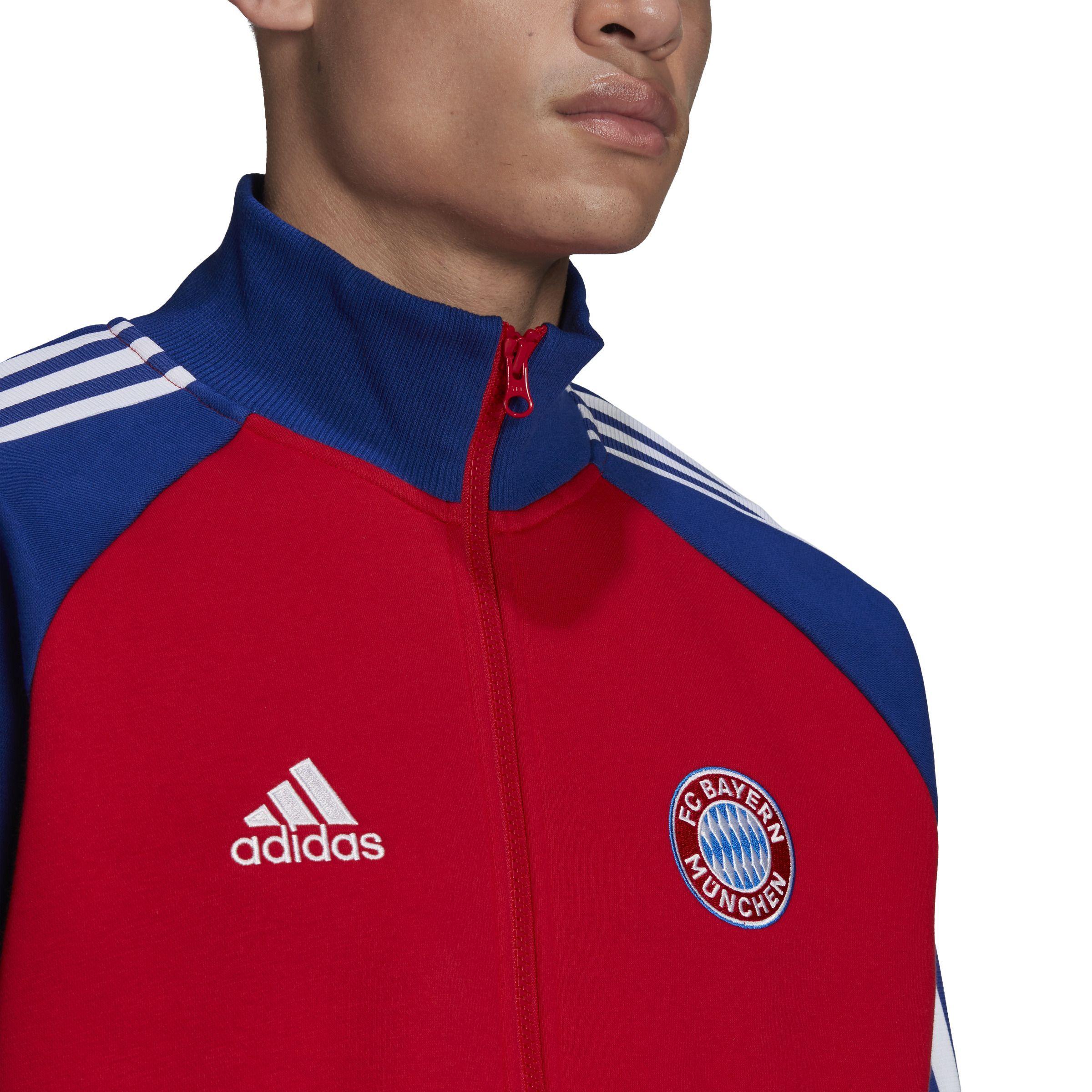 Chaqueta Himnos Bayern Munich Rojo/azul 2021-22 adidas Nueva-1