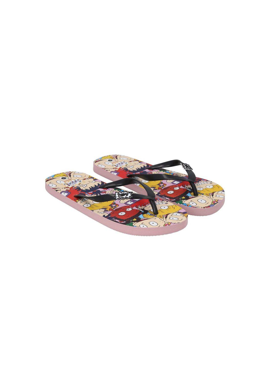 Sandalia baja flip flop full print Rugrats-2