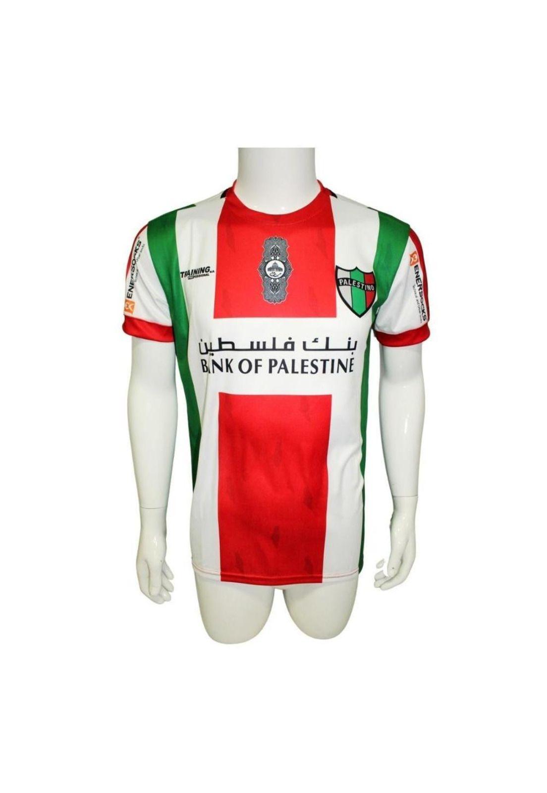 Camiseta Palestino 2018 Local Tricolor Original Training-0