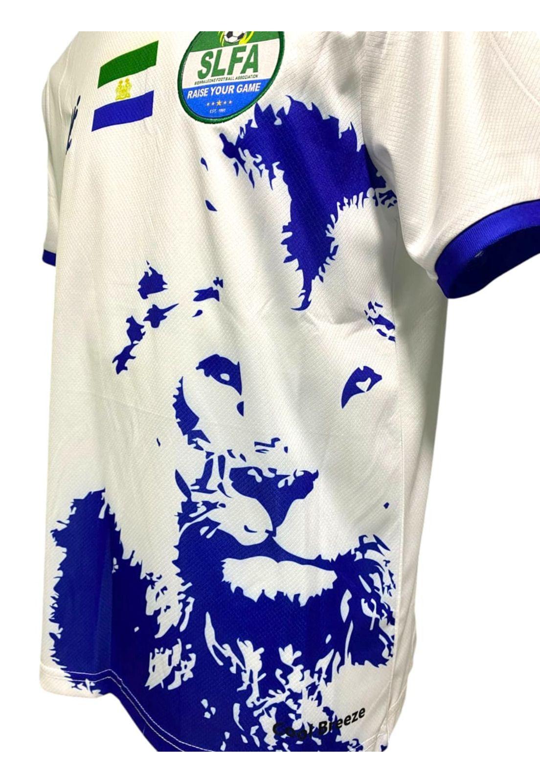Camiseta Sierra Leona 2019 Visita Blanco Original Mafro-3