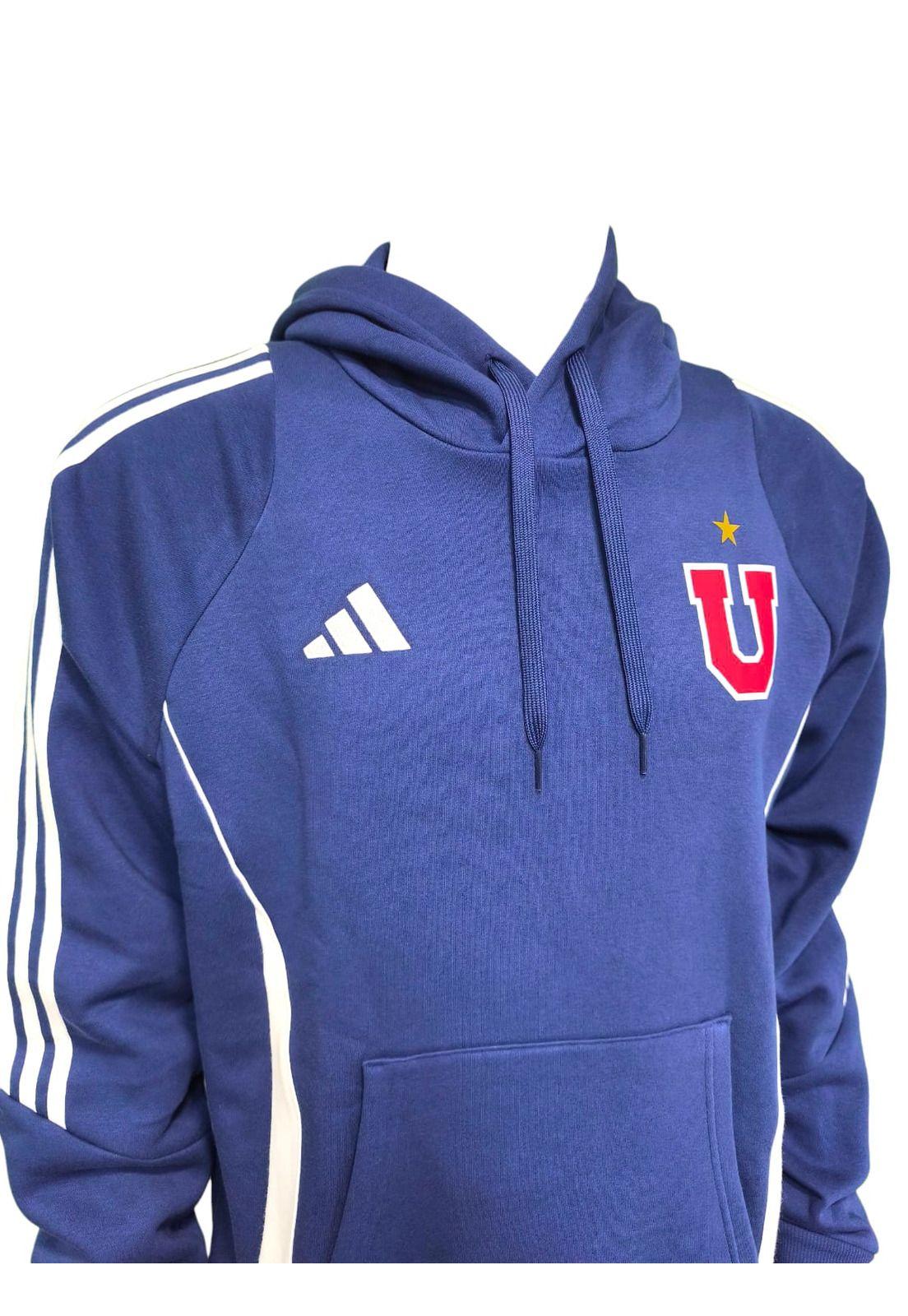 Polerón Universidad De Chile 2025 Salida Hoodie Adidas-2