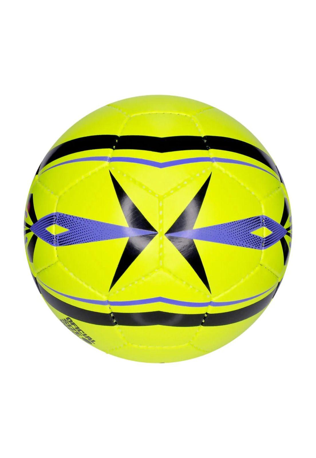 Balón Futbolito Low Bounce Tamaño 4 Amarillo Cafu-2