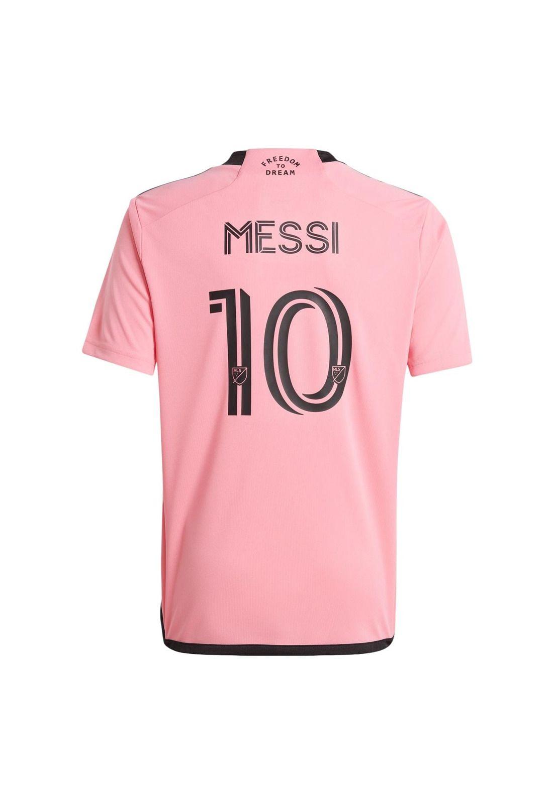 Camiseta Inter de Miami 2024 Titular Niño 10 Messi Adidas-0