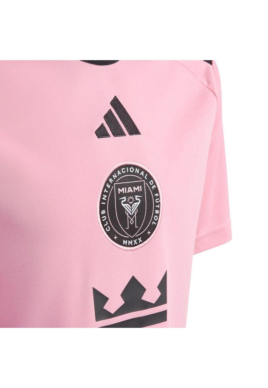 Camiseta Inter de Miami 2024 Titular Niño 10 Messi Adidas-2