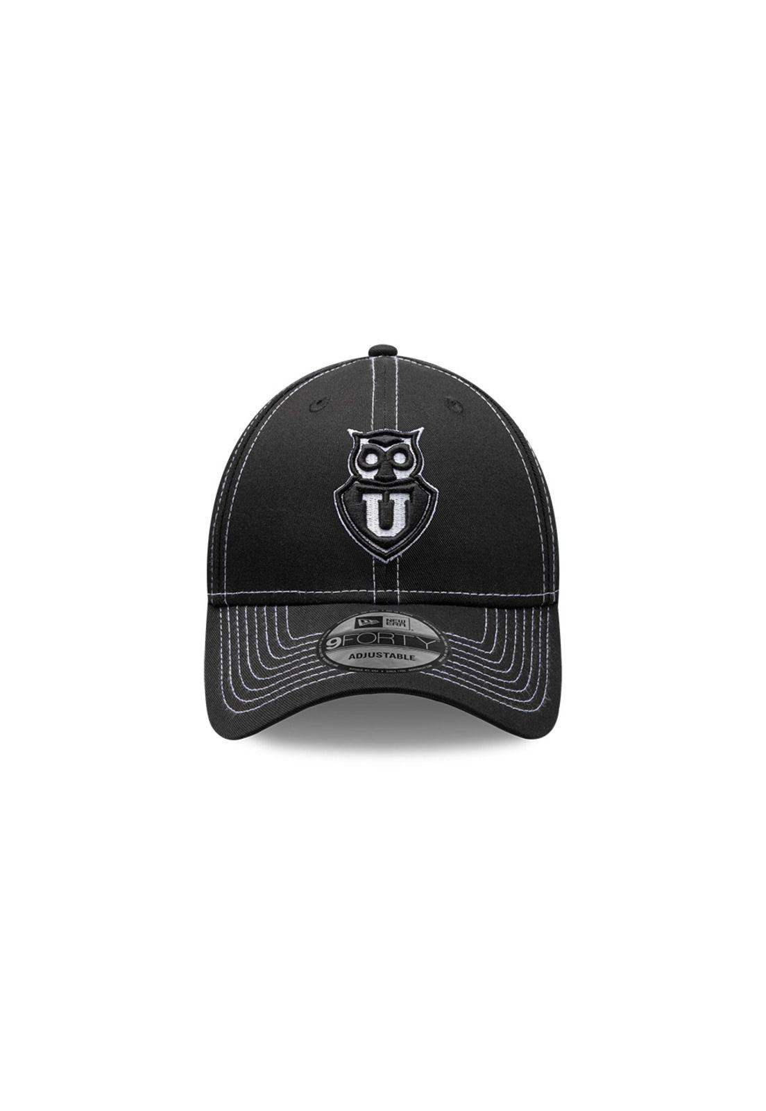 Jockey Universidad De Chile 2026 Escudo Negro Blanco New Era-2