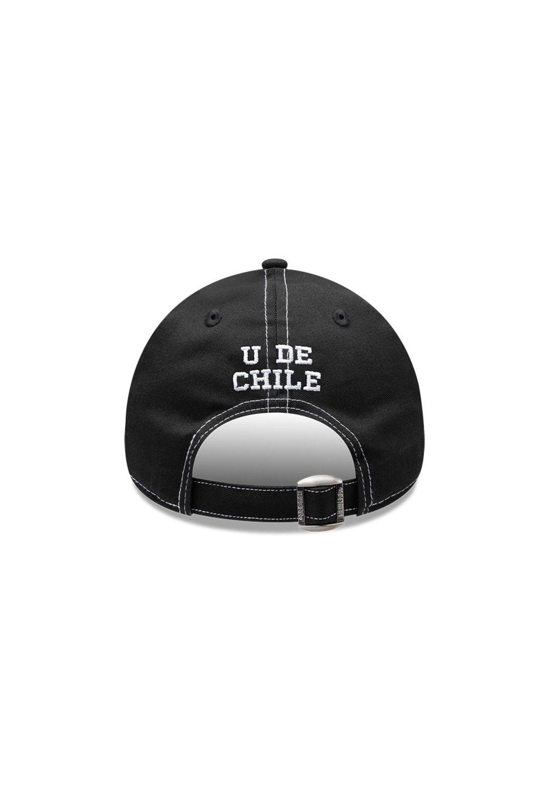 Jockey Universidad De Chile 2026 Escudo Negro Blanco New Era-3
