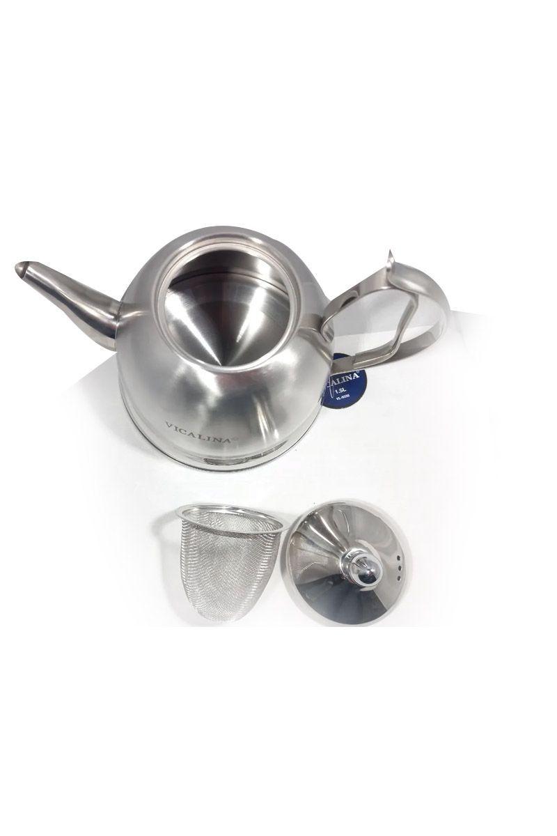 Tetera 1.5 Ltr De Acero Inoxidable Con Infusor-1