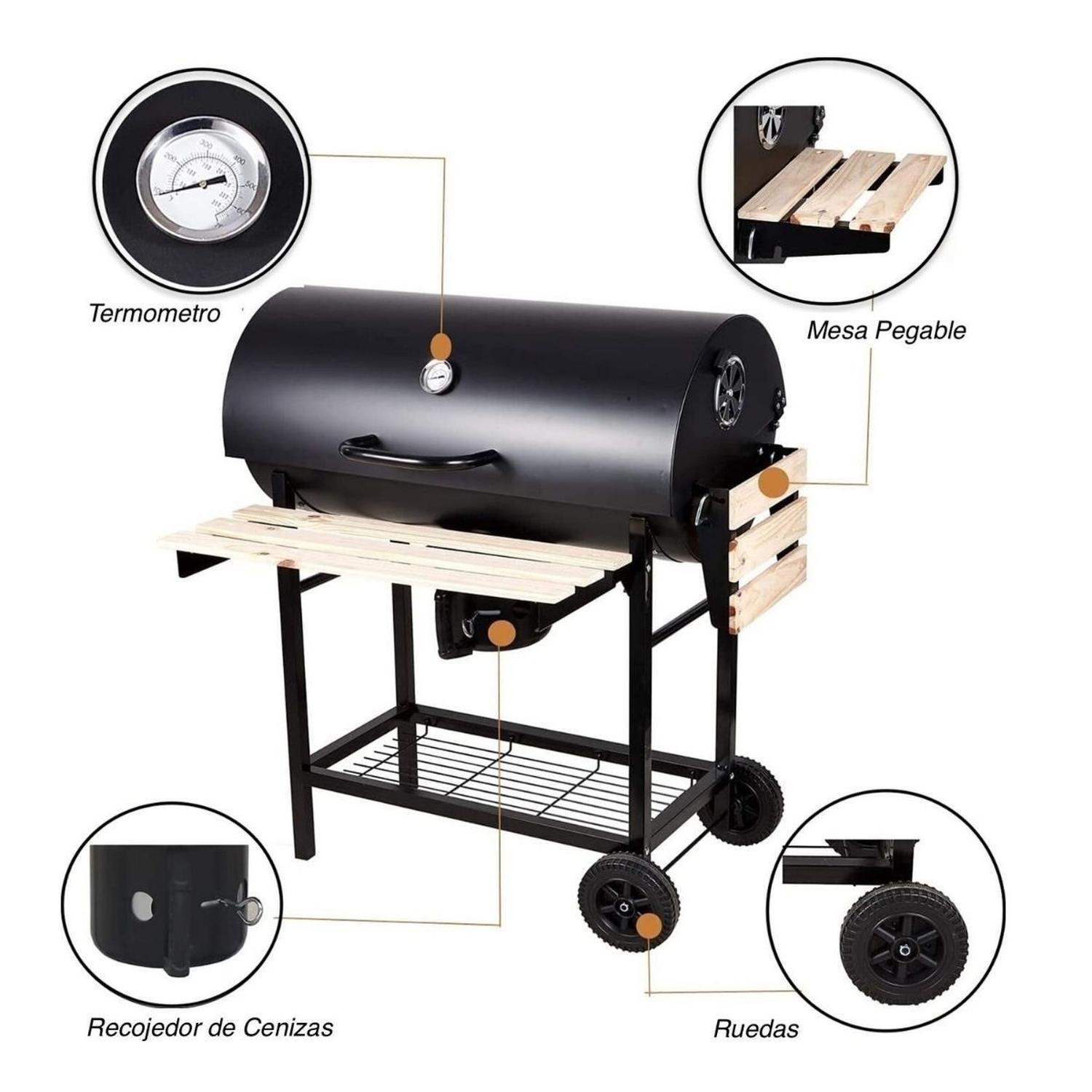 Parrilla A Carbon Modelo Quebracho-4