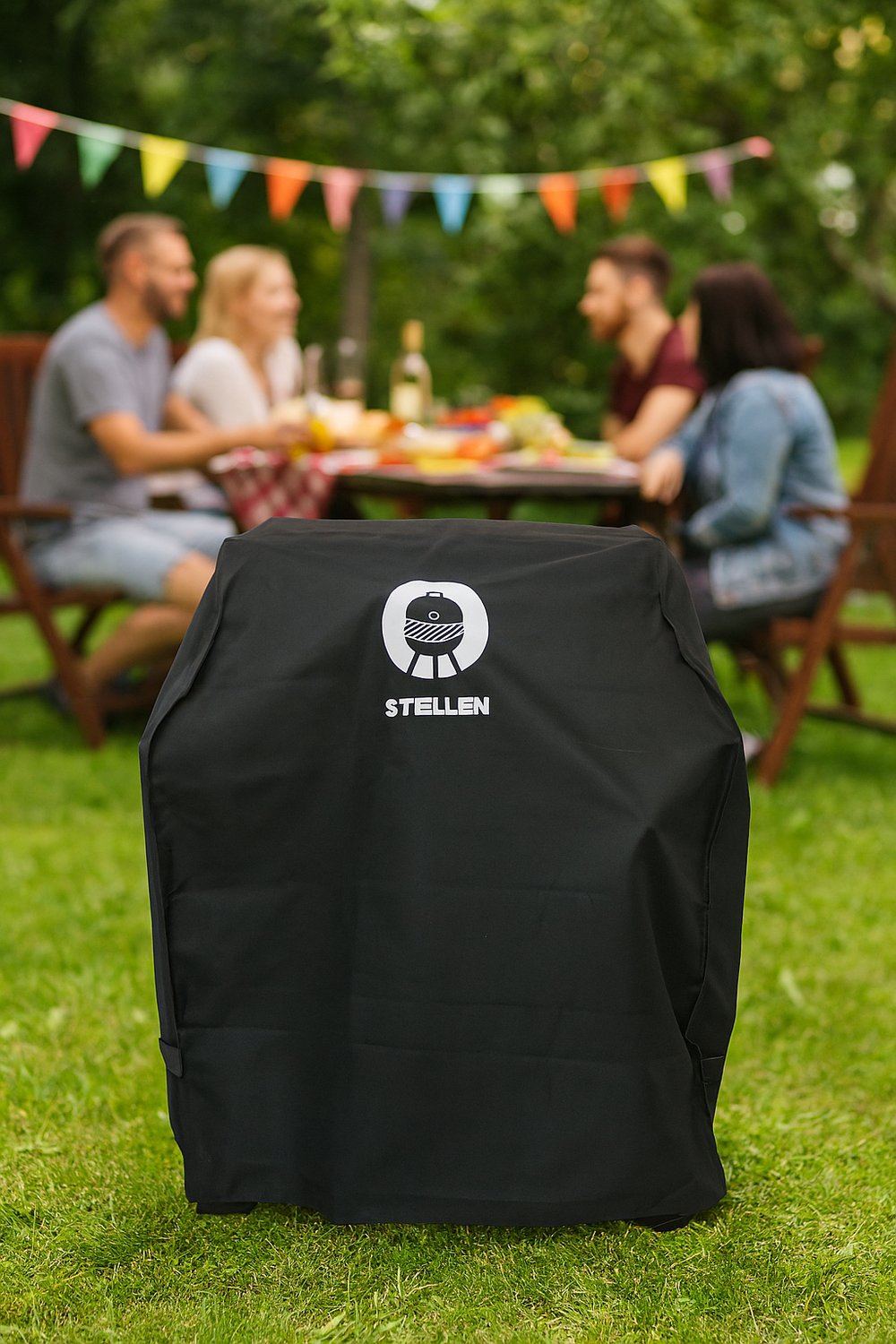 Cubre Parrilla Impermeable Funda Para Parrilla Roble-2
