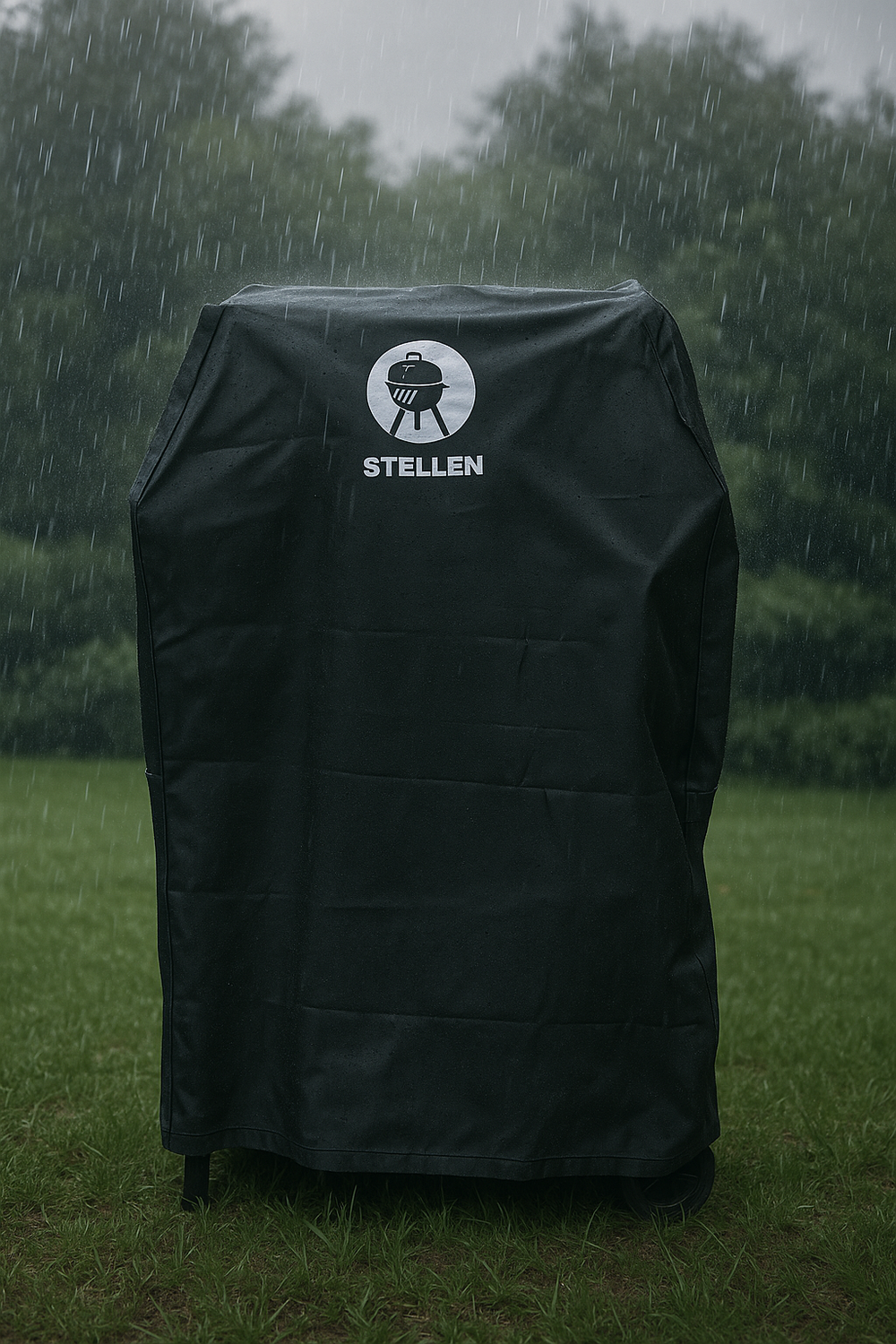 Cubre Parrilla Impermeable Funda Para Parrilla Roble-3